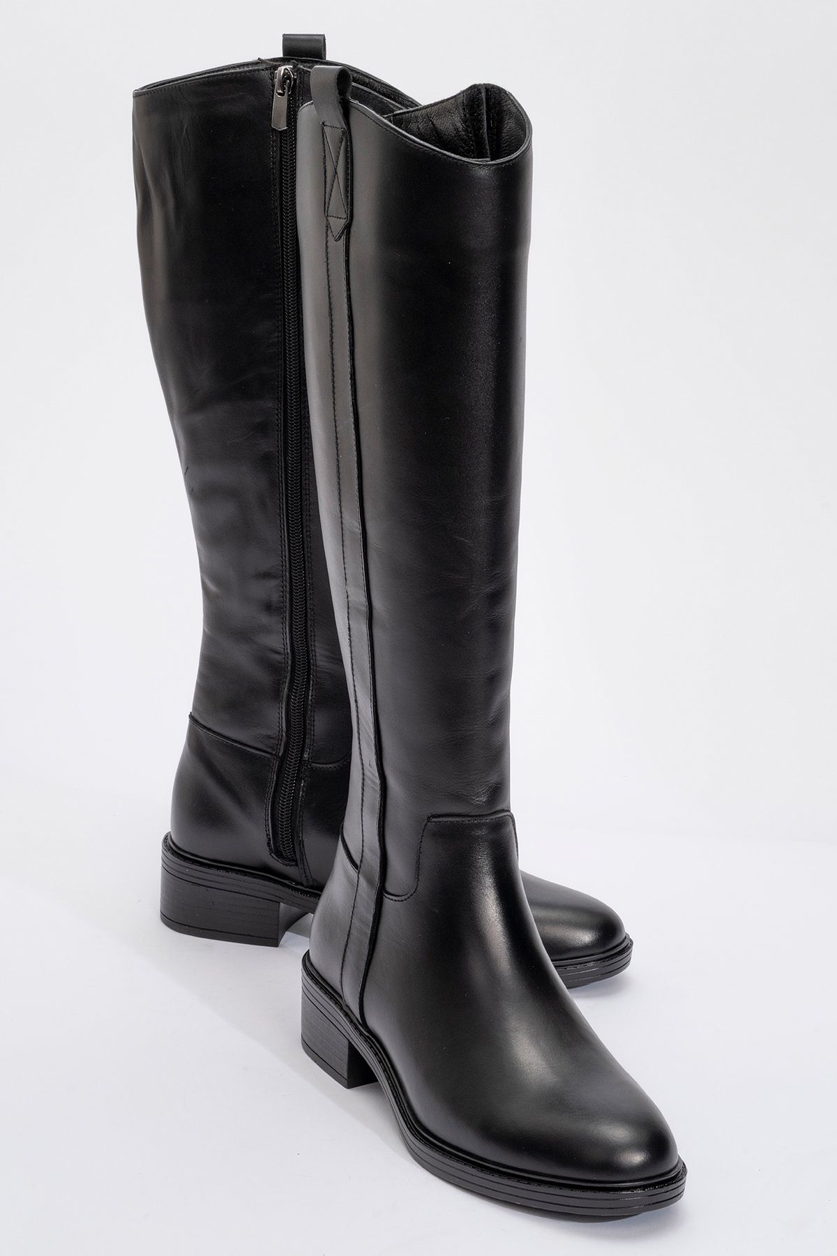 LuviShoes-Dámské boty z pravé kůže Acro Black Skin 1