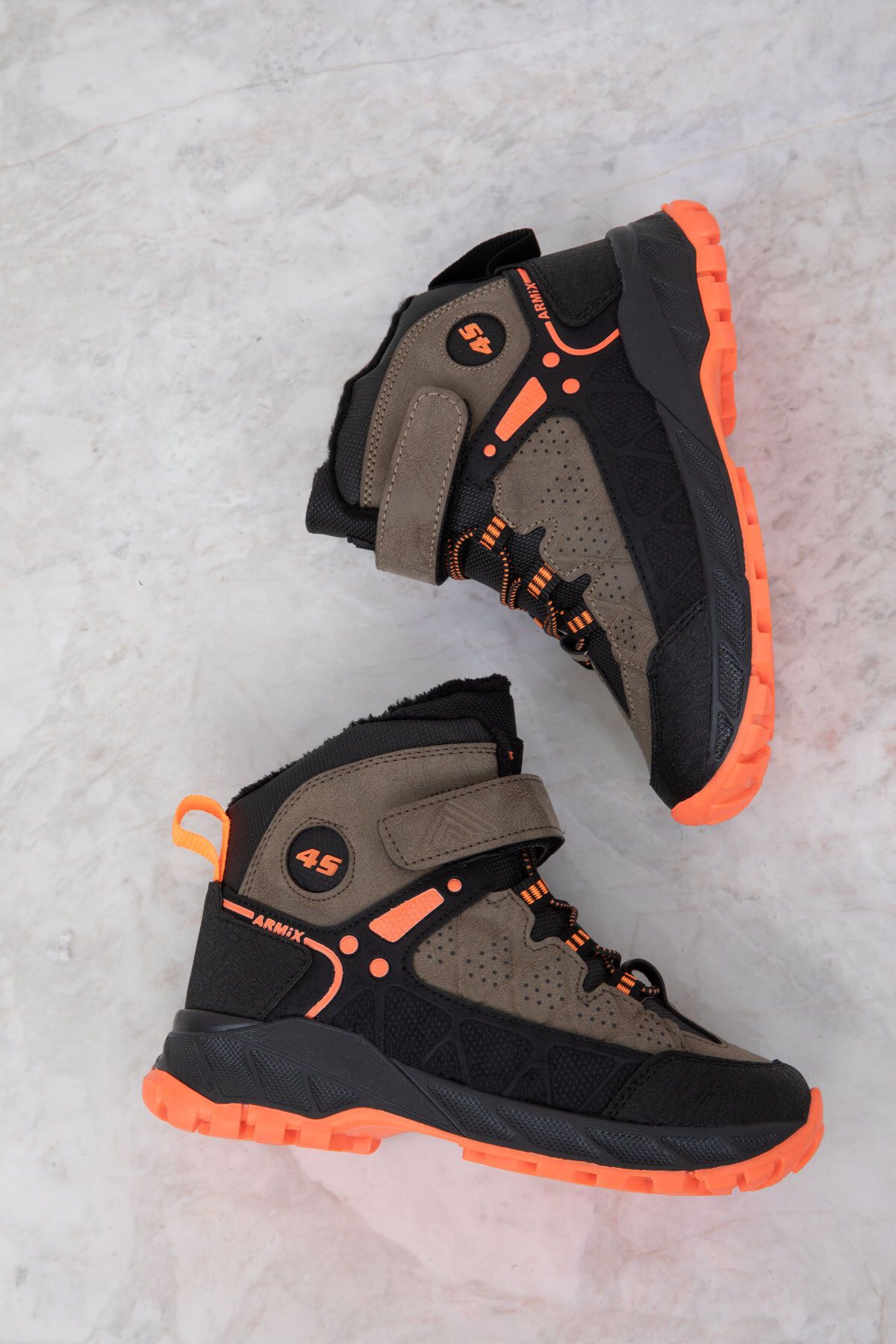SOHO-Black-Mink-Orange Kids Boots & Bootie 20000 2