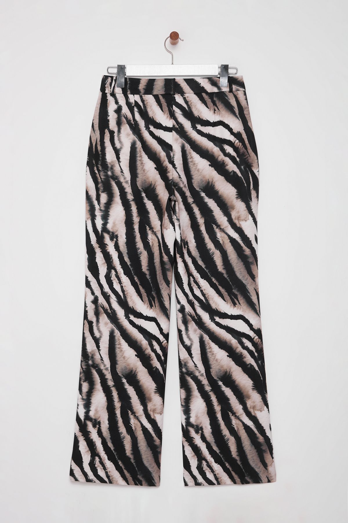 Trendyol Collection-Colorful Tiger Print Straight Cut Pants - Twoaw25Pl00030 7