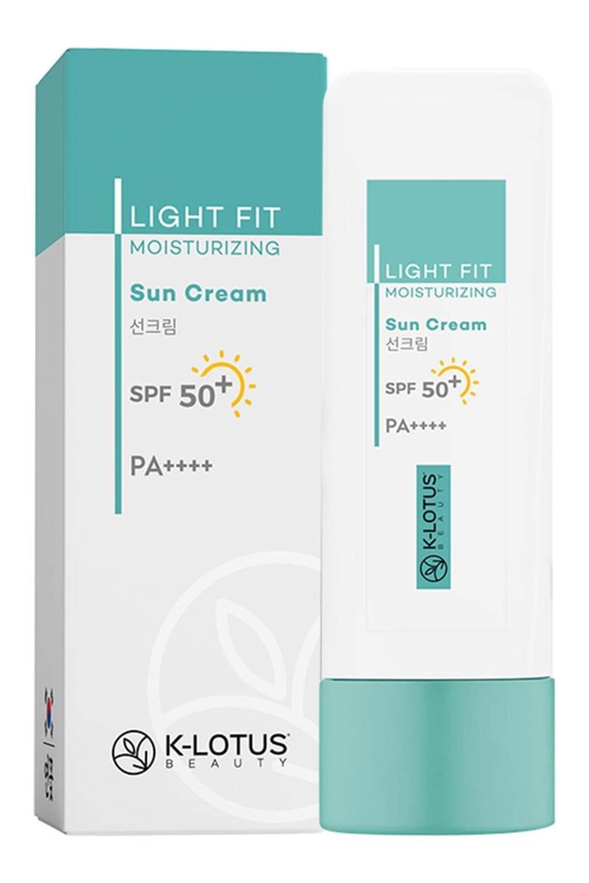 کرم ضد آفتاب مرطوب کننده صورت و بدن K-Lotus Beauty Light Fit SPF 50 Pa 50ml (C Normal and Dry C)