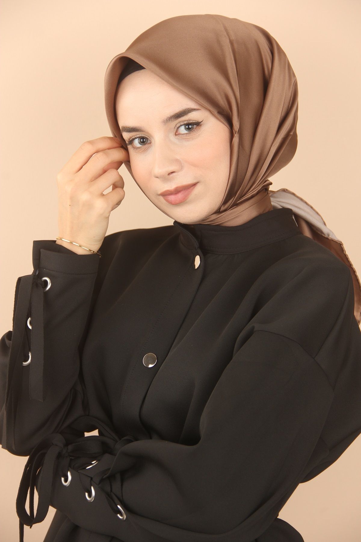 Nursima-141 Armine Sura Plain Painted Scarf 2