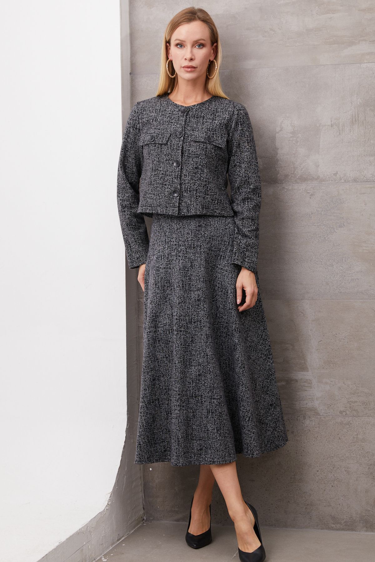 DPARİS-Front Buttoned Double Set 5