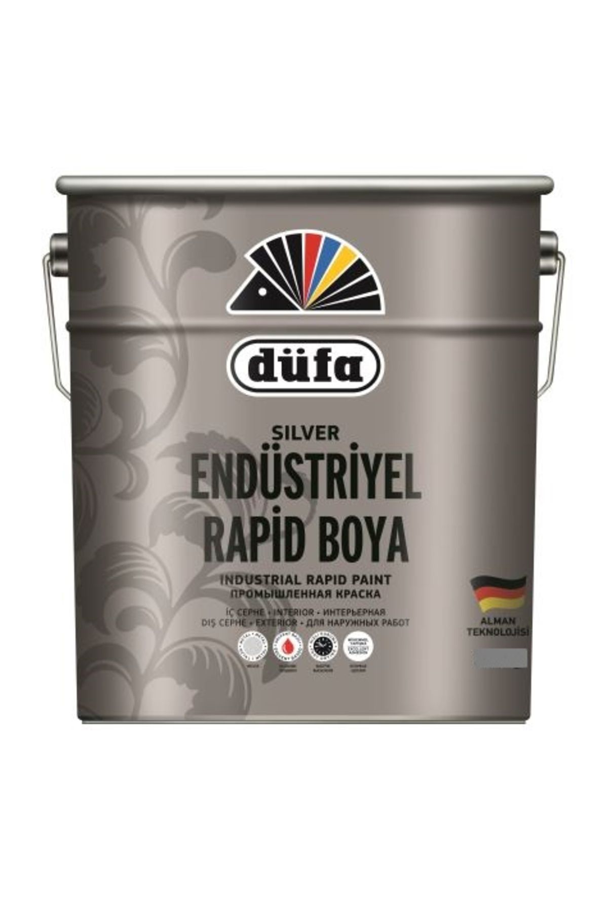 Düfa Rapid Endüstriyel Boya İpek Mat Ral 7016 2,5 Kg