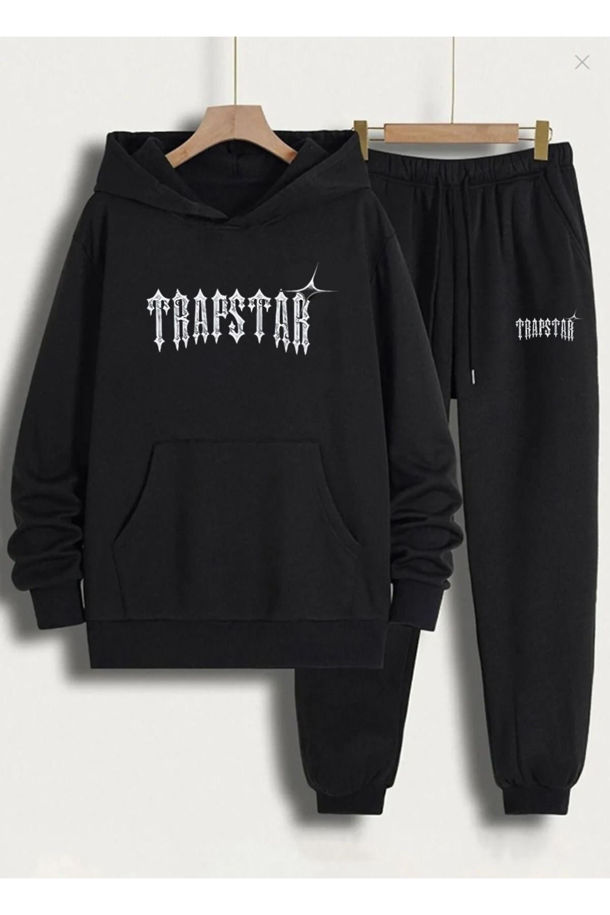 FANBOX SHOP-Unisex tepláková souprava Trapstar s potištěným rastrem s kapucí 1