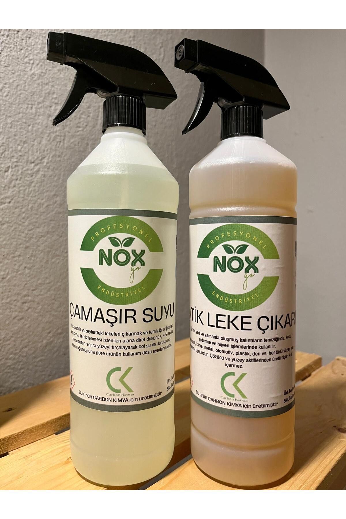 NOX GO Hi?jyen Çamaşir Suyu 1 Lt + Prati?k Leke Çikarici 1 Lt