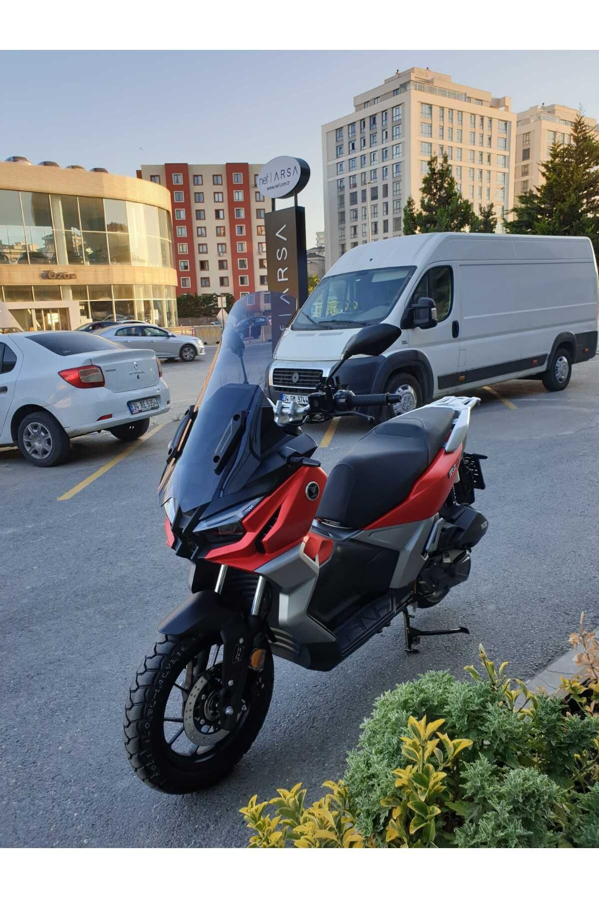 Voge SR1 ADV Siperlik Ön Cam 2023-2025 Model 71cm Füme Renkli 4mm
