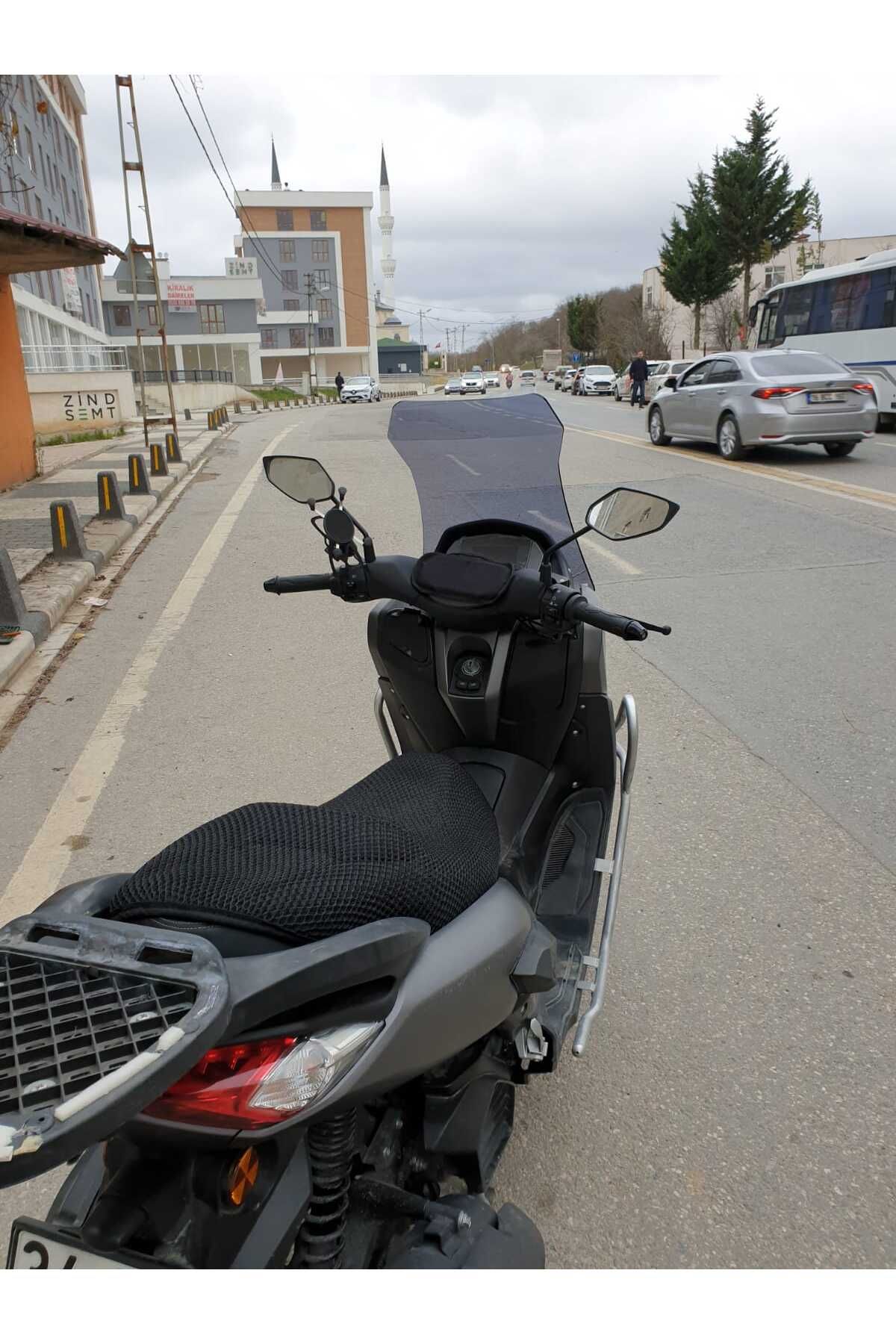 Falcon Cmax 155 Siperlik Ön Cam 2023-2025 Model 65cm Füme Renkli 4mm ORTA BOYLU CAM