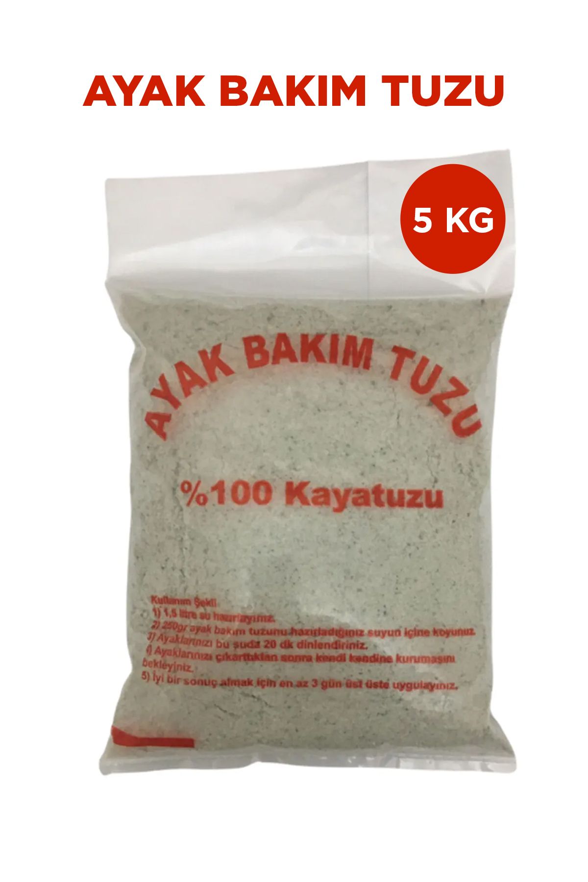 Seta Ayak Bakım Tuzu 5 kg