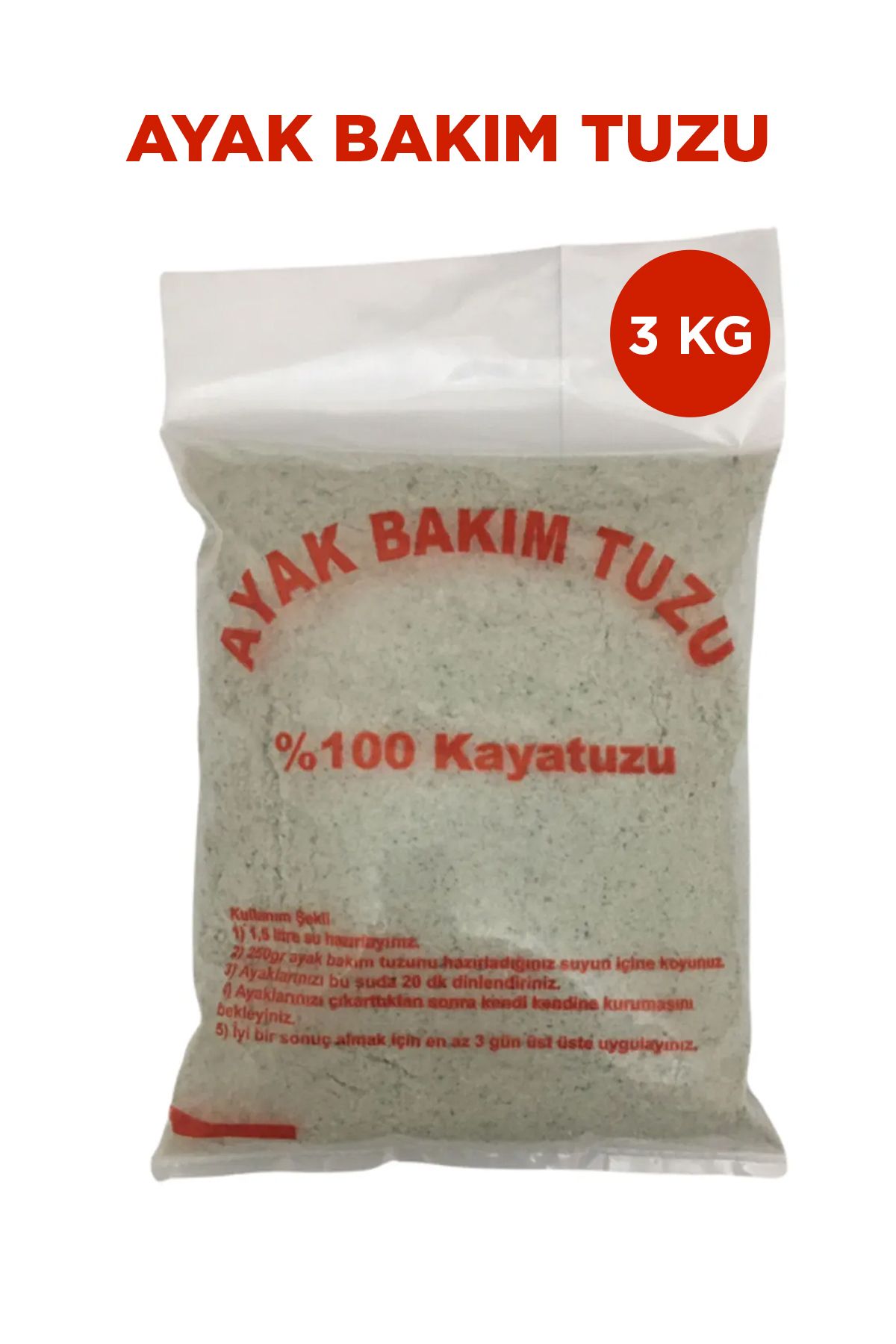 Seta Ayak Bakım Tuzu 3 Kg