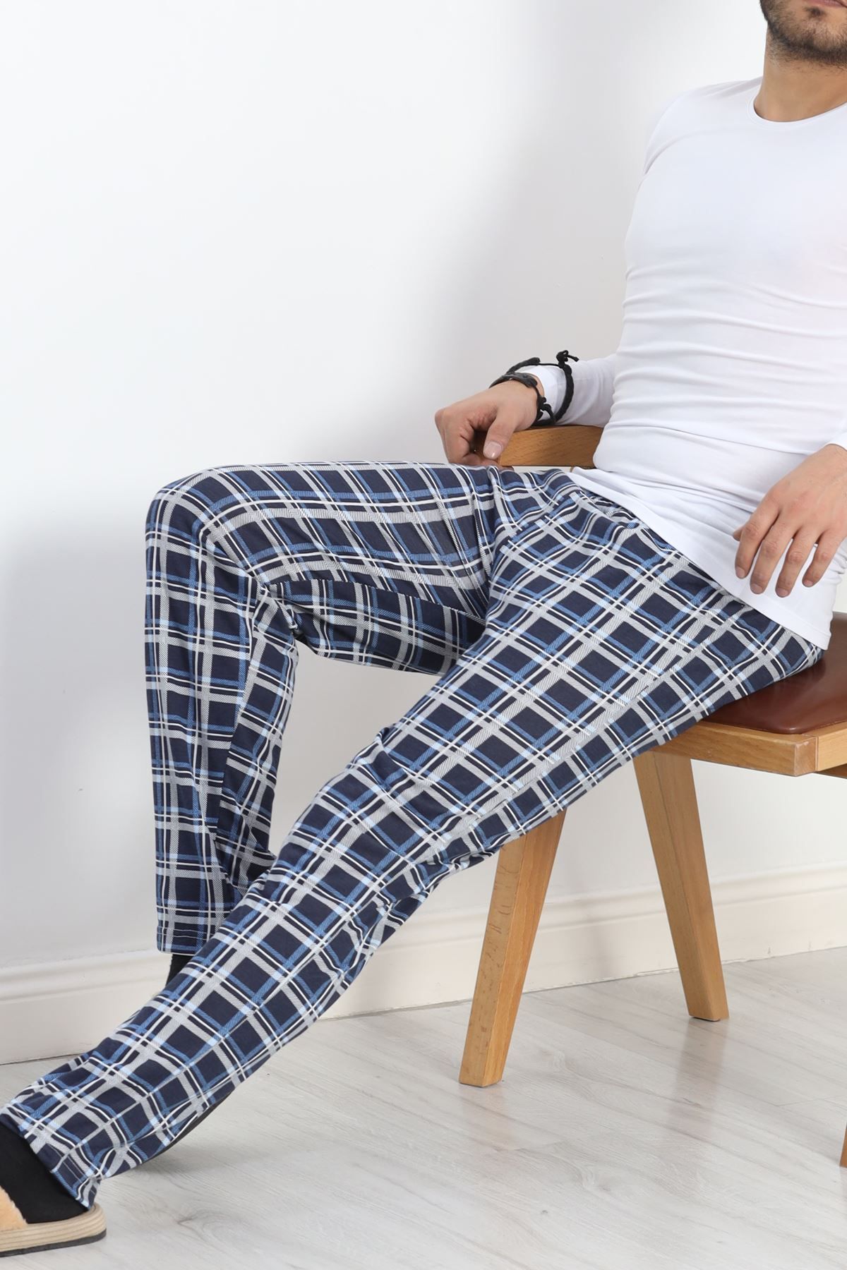 SKIRTIST Unisex Pijama Altı Mavilaci