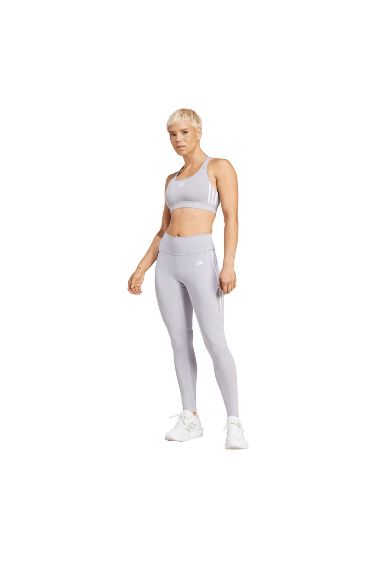 adidas-Sports Leggings - Gray - Normal waist 6