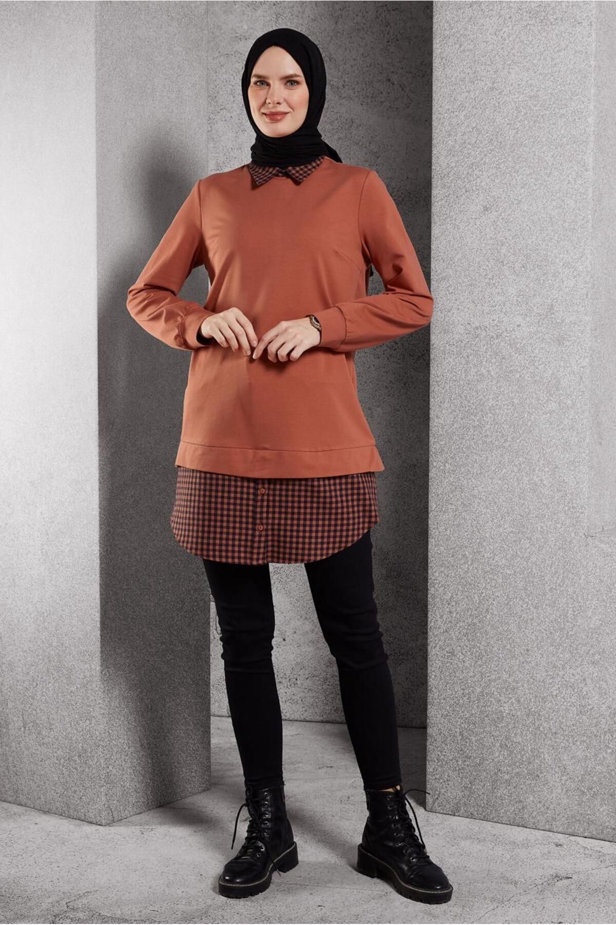 Alvina-Shirt Collar Tunic 45198 1