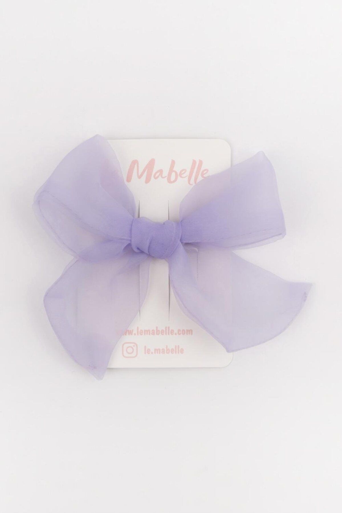 Le Mabelle-Liliac Organza Arc Fata Clip Catarama 1