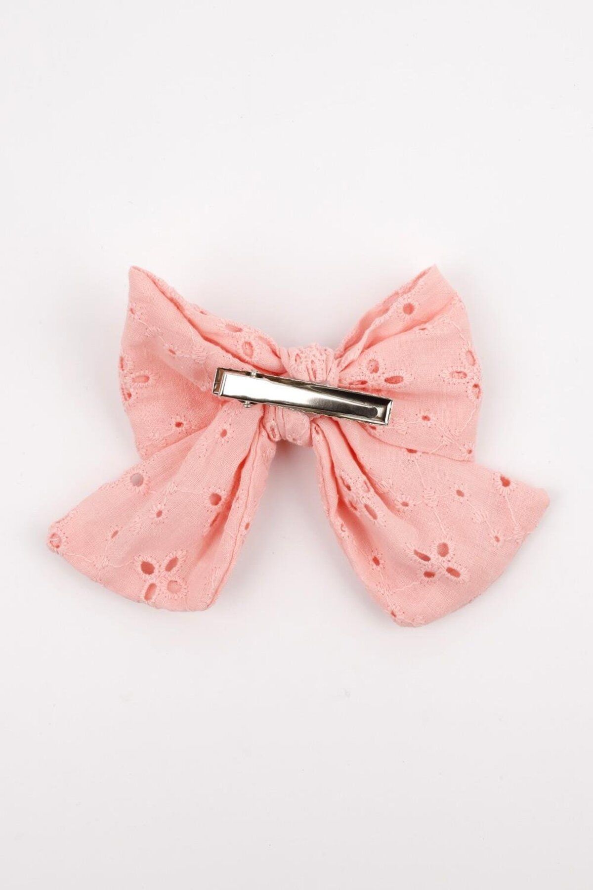 Le Mabelle-Salmon Scallop Bow Girl's Clip Buckle 2