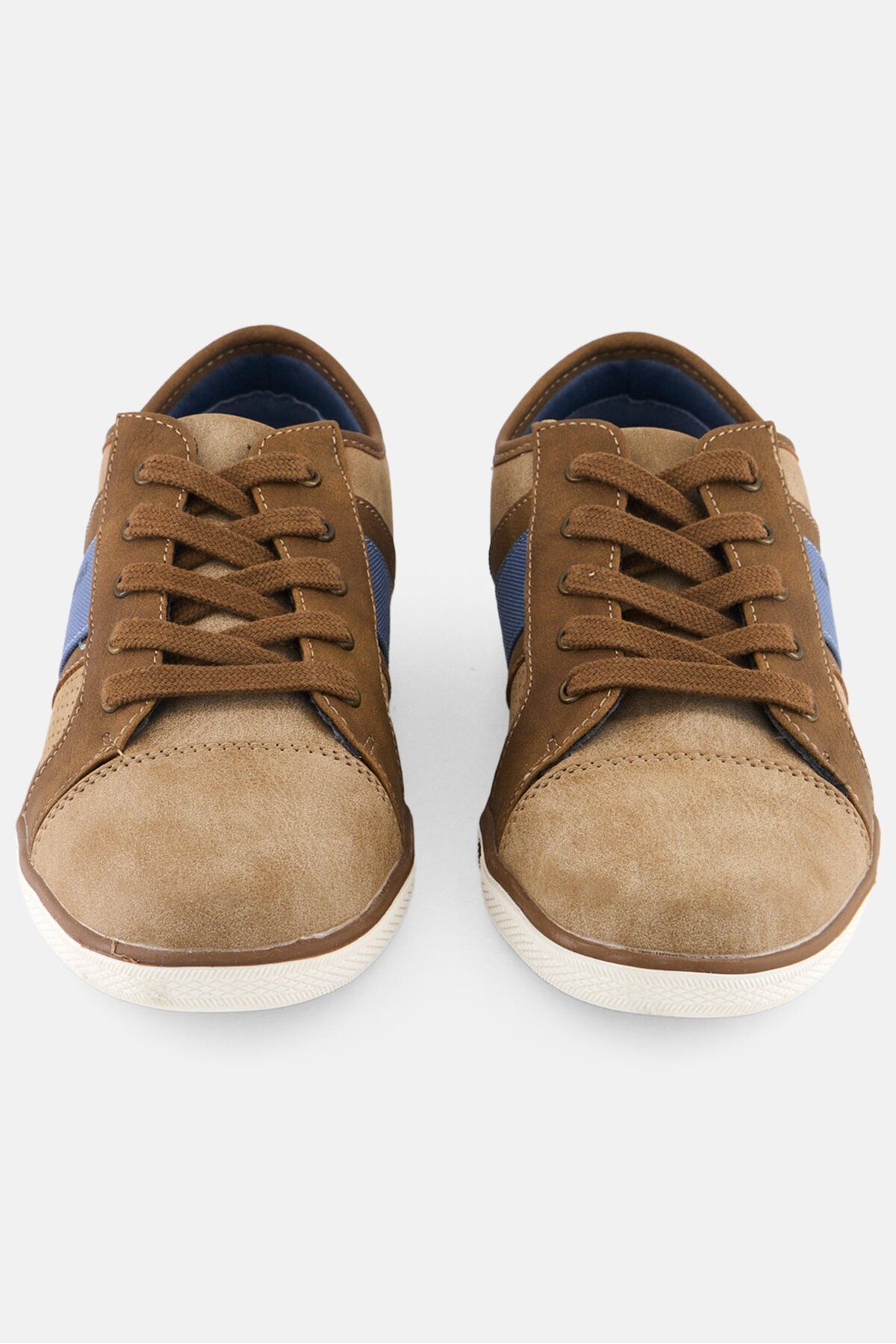 Kenneth Cole-Kids Boy Lace Up Low Cut Shoes, Tan 4