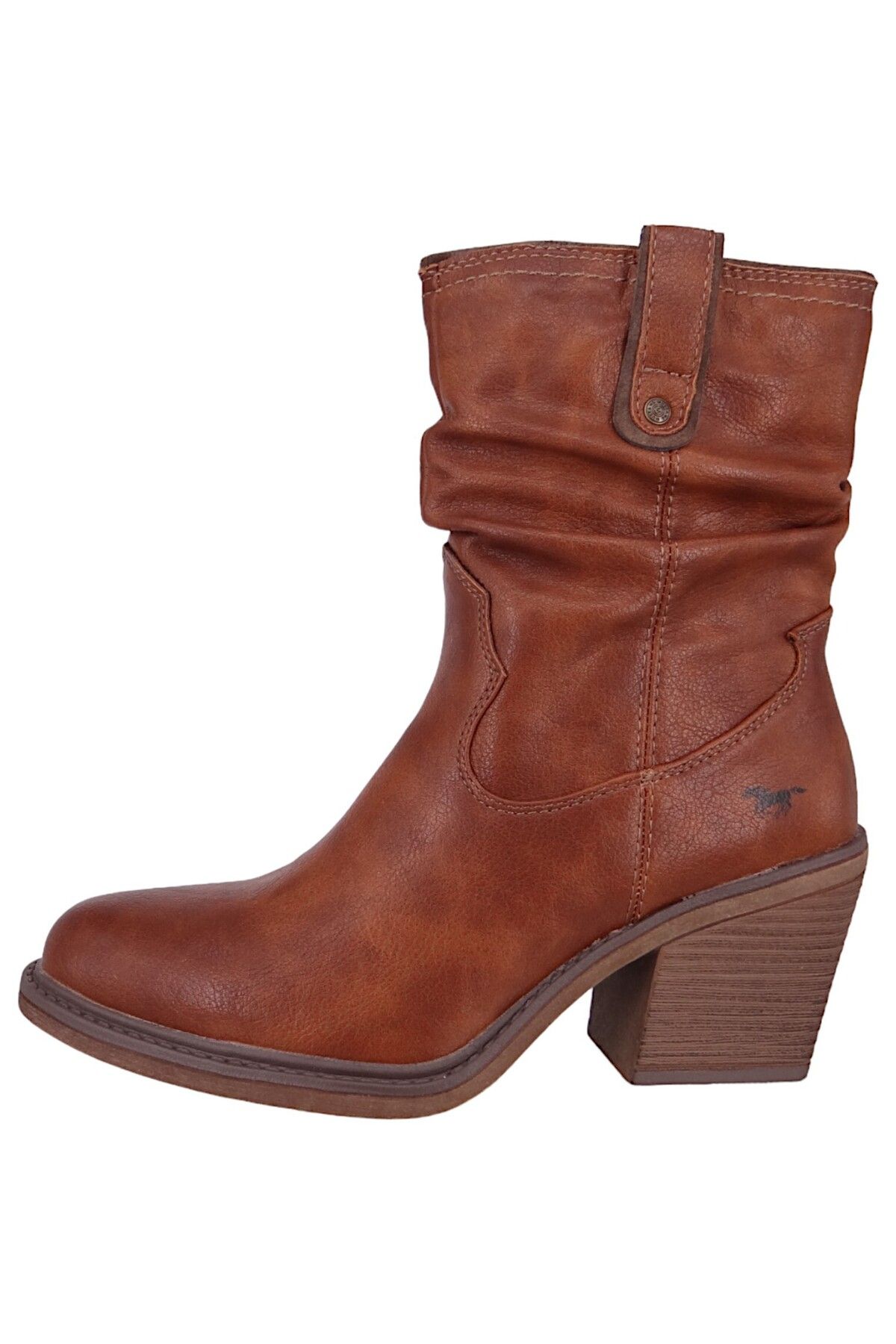 Mustang-Ankle Boots - Orange - Block 3