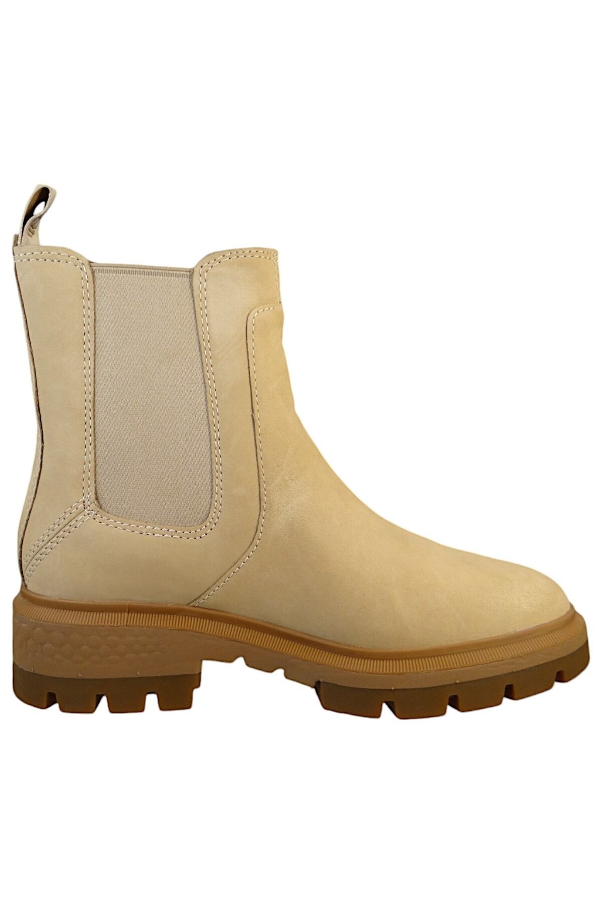 Timberland-Damen Elegante Stiefelette Cortina Valley Chelsea TB0A2DEEEN7 Beige Light Beige Nubuck Leder mit Gr 4