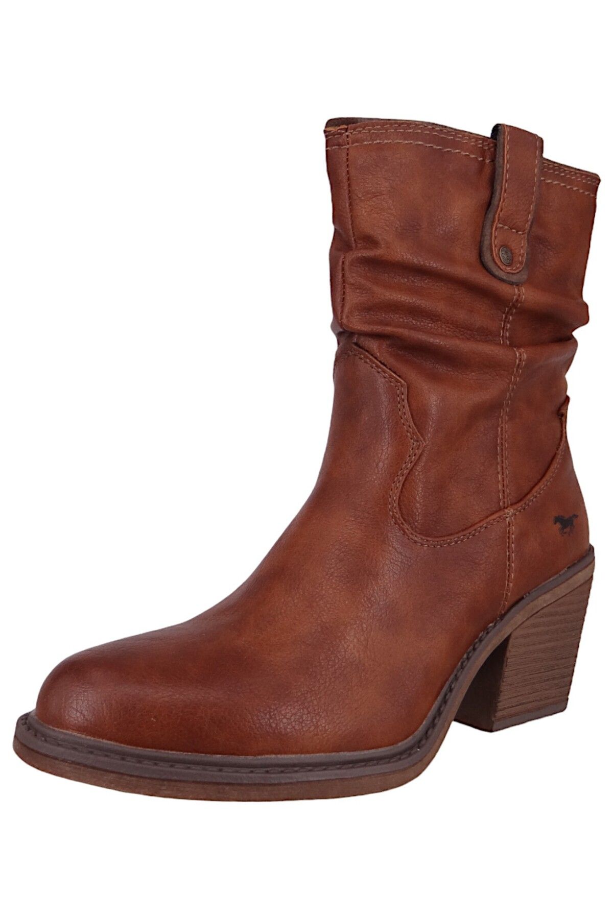 Mustang-Ankle Boots - Orange - Block 2