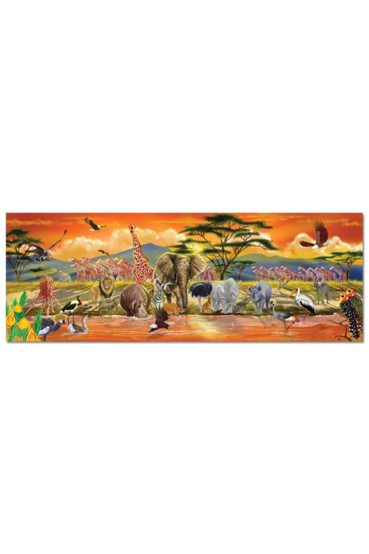 پازل Melissa Doug Pubozu Safari Place 100 قطعه Melissa & Doug