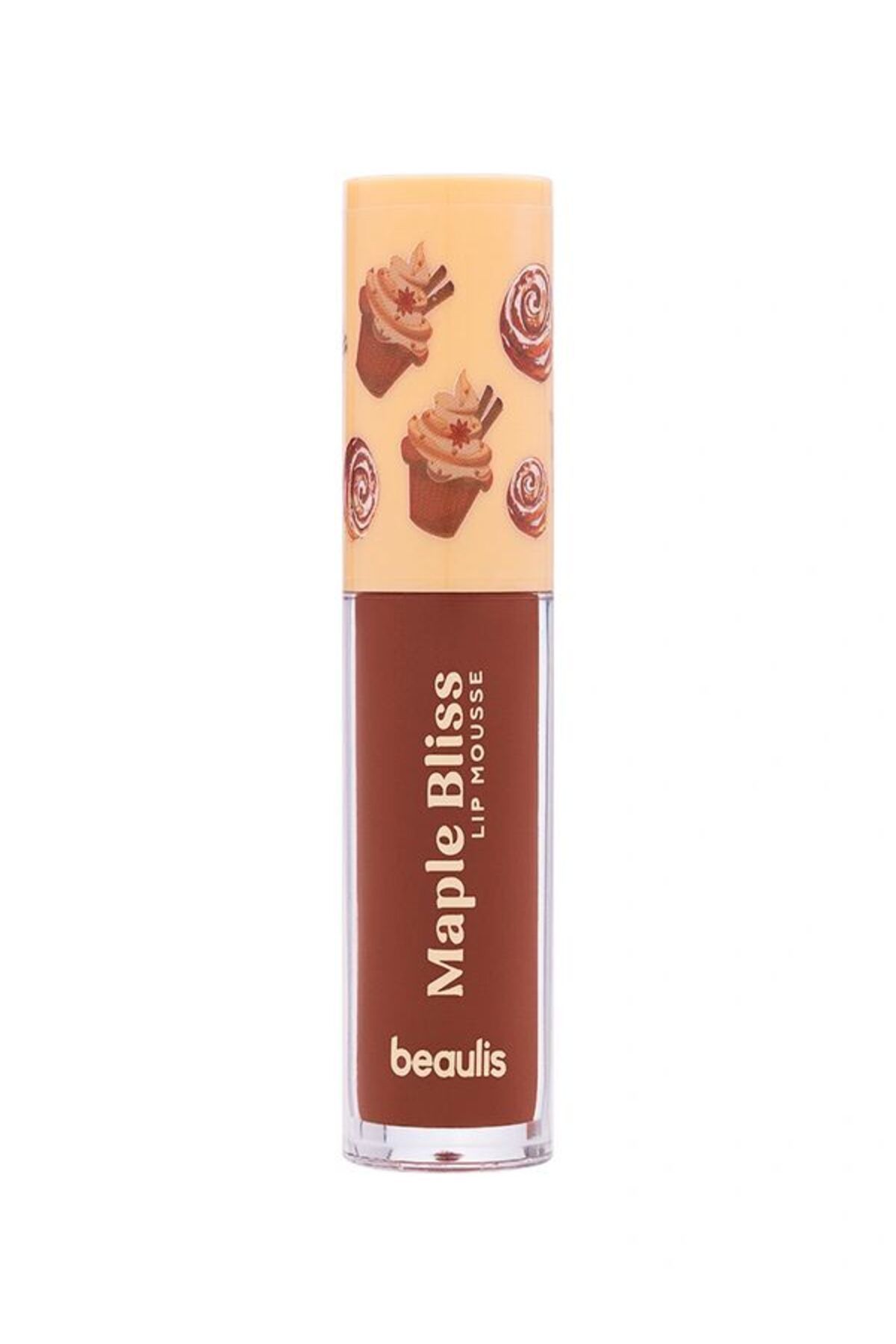 beaulis-Cinnamon Crush Maple Bliss - Matte Lipstick Velvety Lip Mousse 2