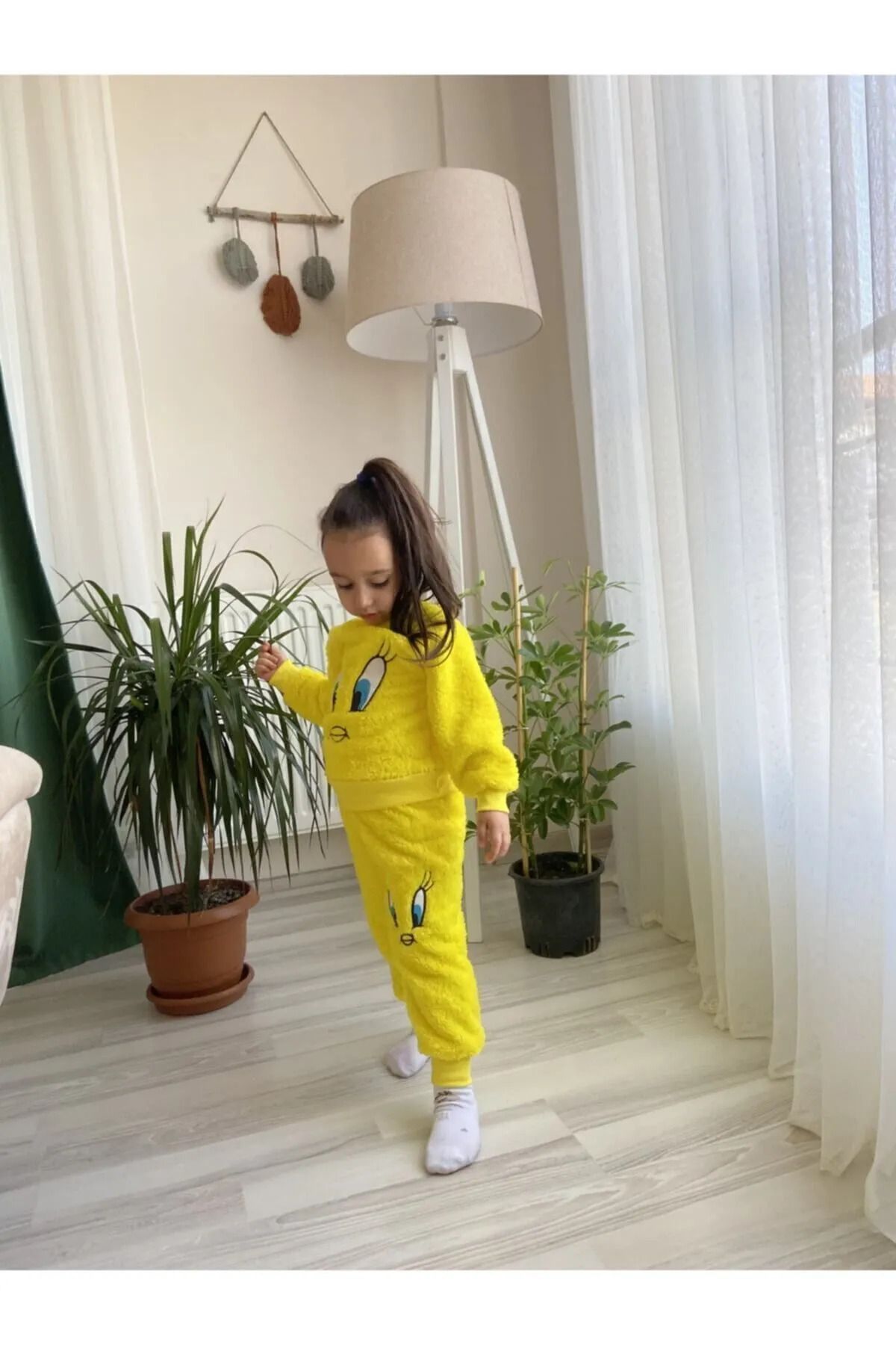 pyjama en peluche tweety pour fille