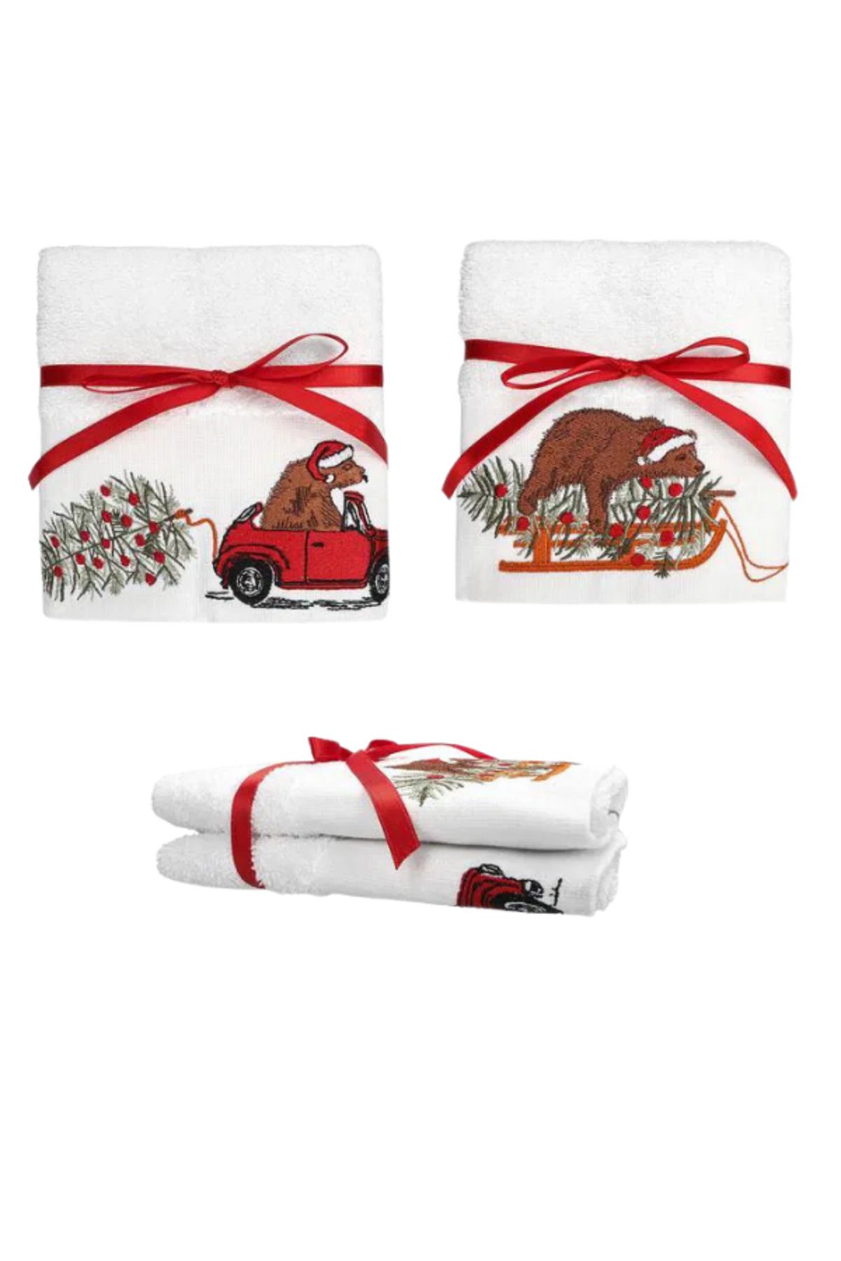 Porland-Bear 2 Pieces Kitchen Towels 30X50 cm 1