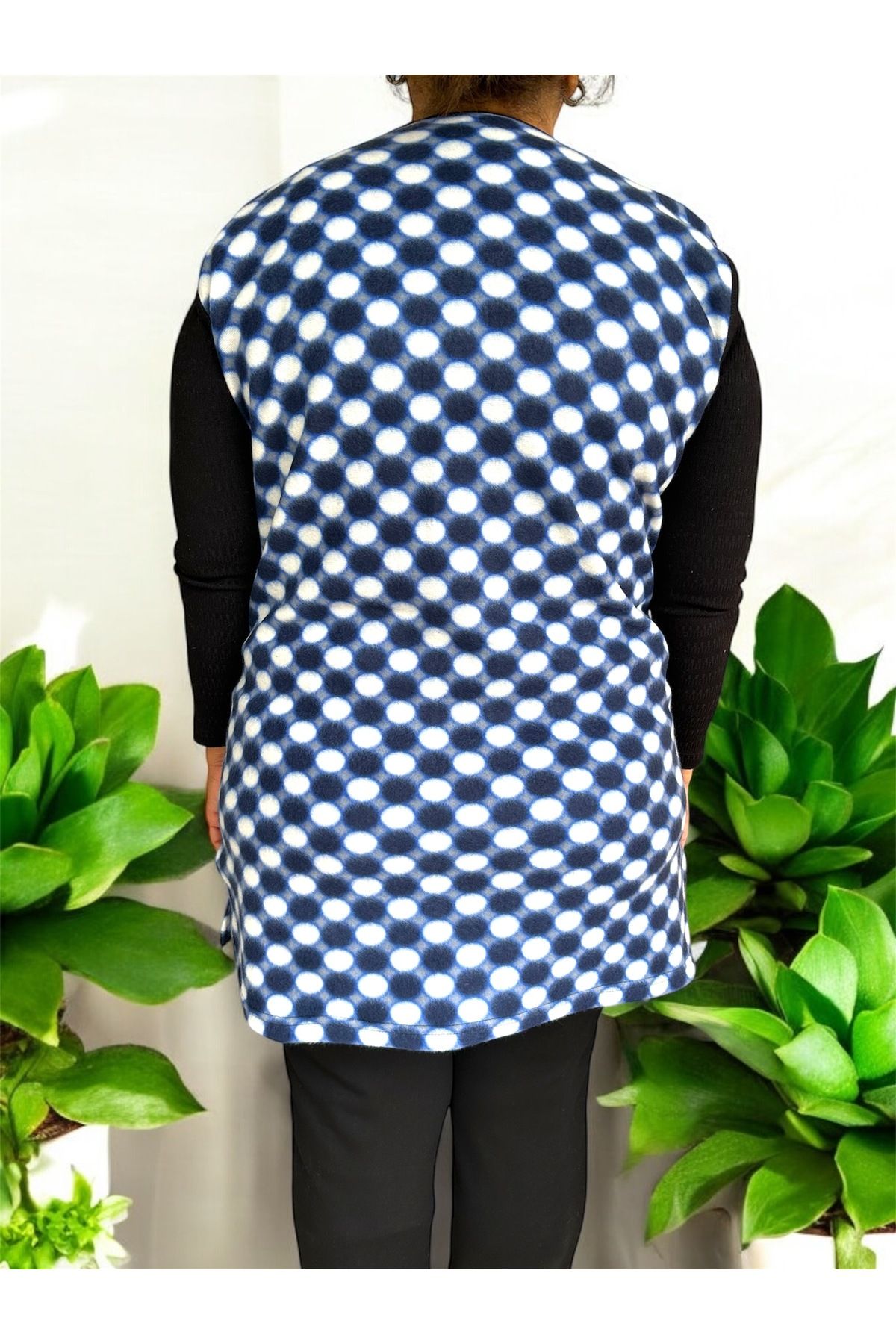 Clothes Box-Vestă tunică sezonieră din piele intoarsa de marime mare 2