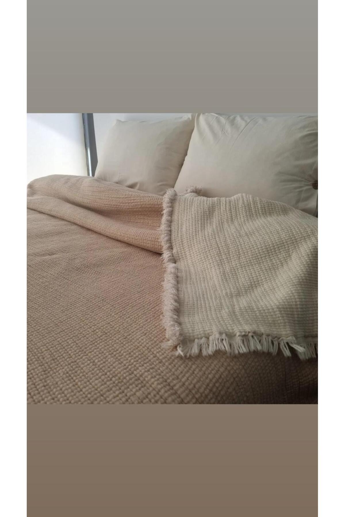 Homecella 6 Katlı Müslin Yorgan BEJ