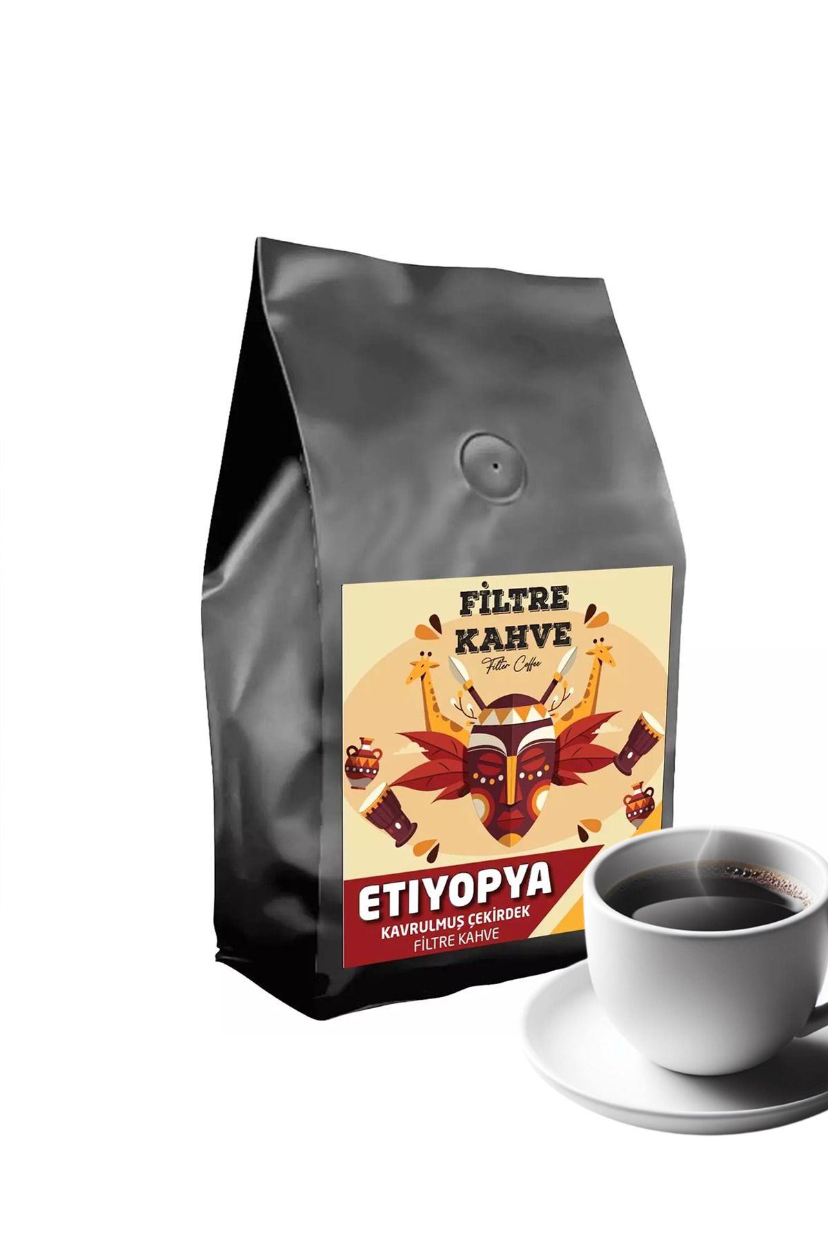 OrdoVeni Etiyopya Kavrulmuş Çekirdek Filtre Kahve 250 gr - Geleneksel Lezzet, Taze Ve Pratik - Coffee