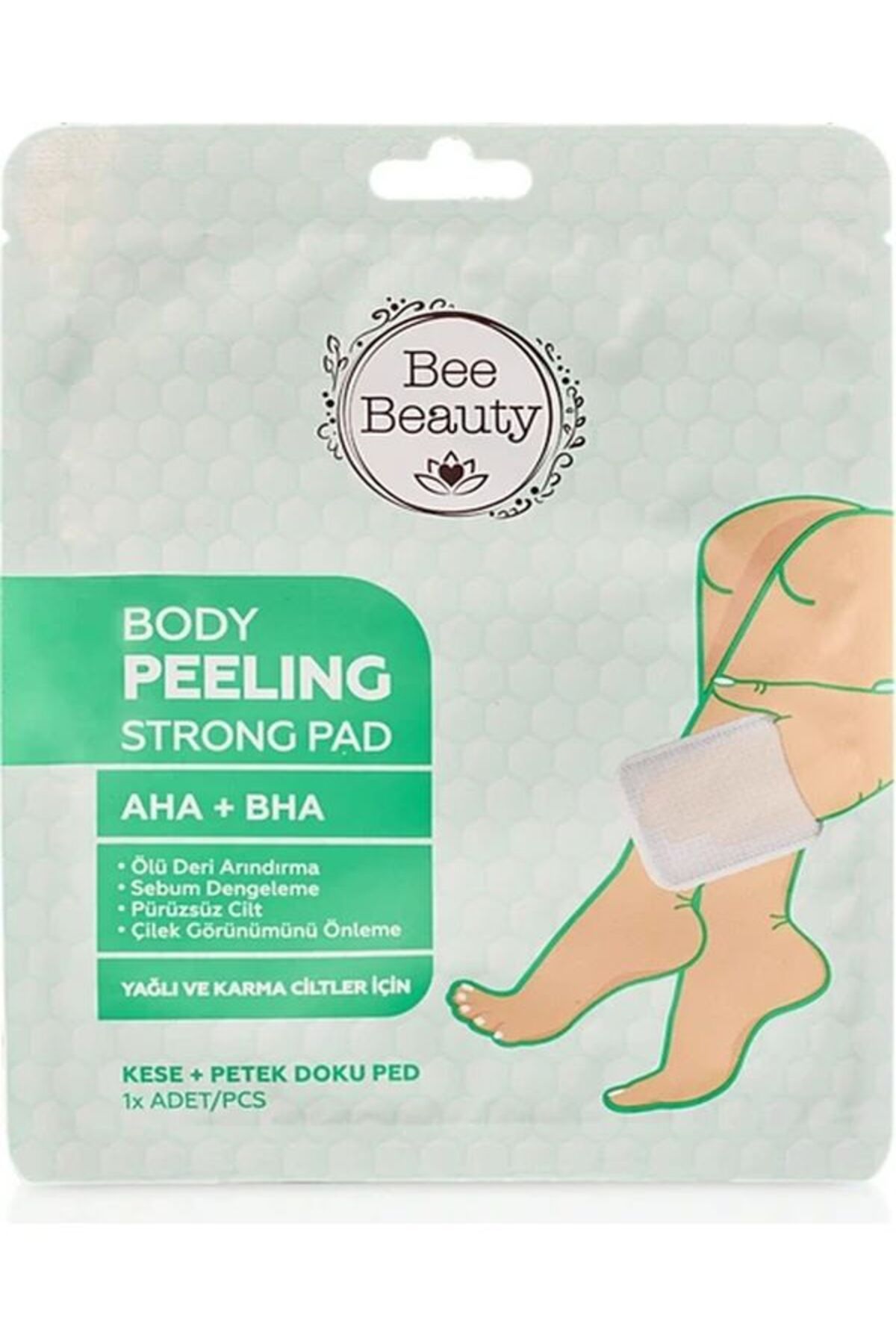 Bee Beauty Vücut Peeling Strong Ped AHA BHA BIRADET KESE +PETEK DOKU PED