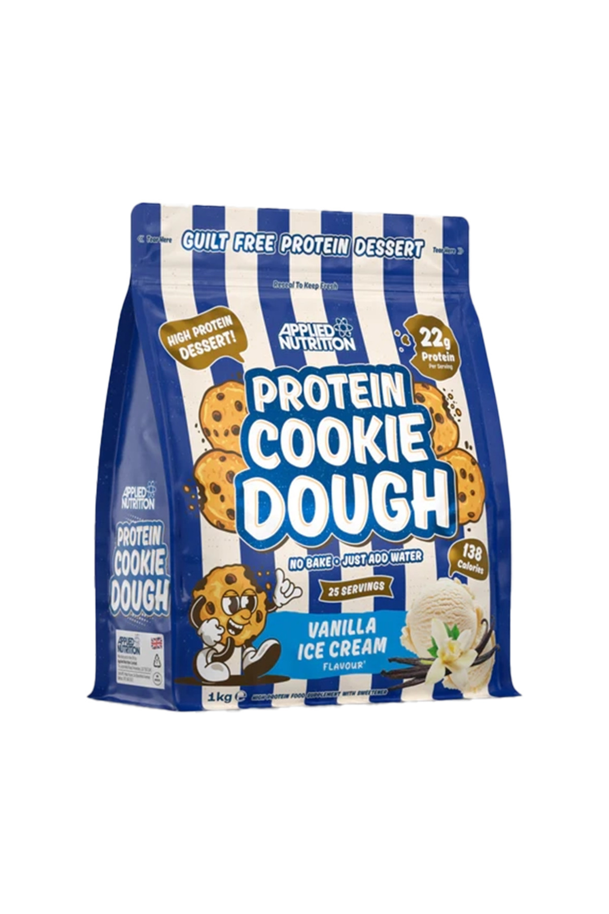 applied nutrition-Applied Nutrition Protein Cookie Dough, Vanilla Ice Cream, 1 kg 1