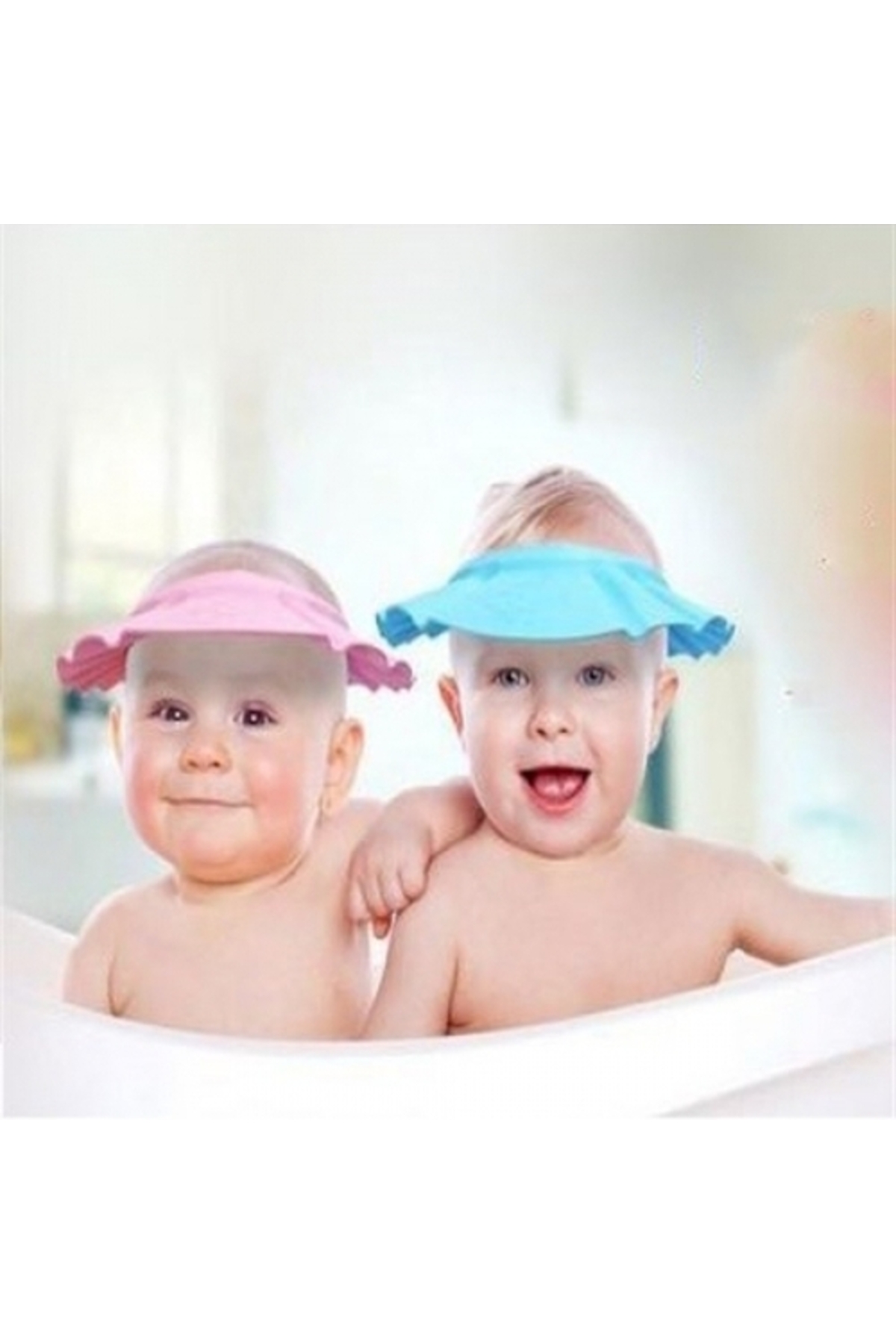 alemdarshop Bebek Banyo Şapkası Pembe fotoğrafı 2 (önizleme)