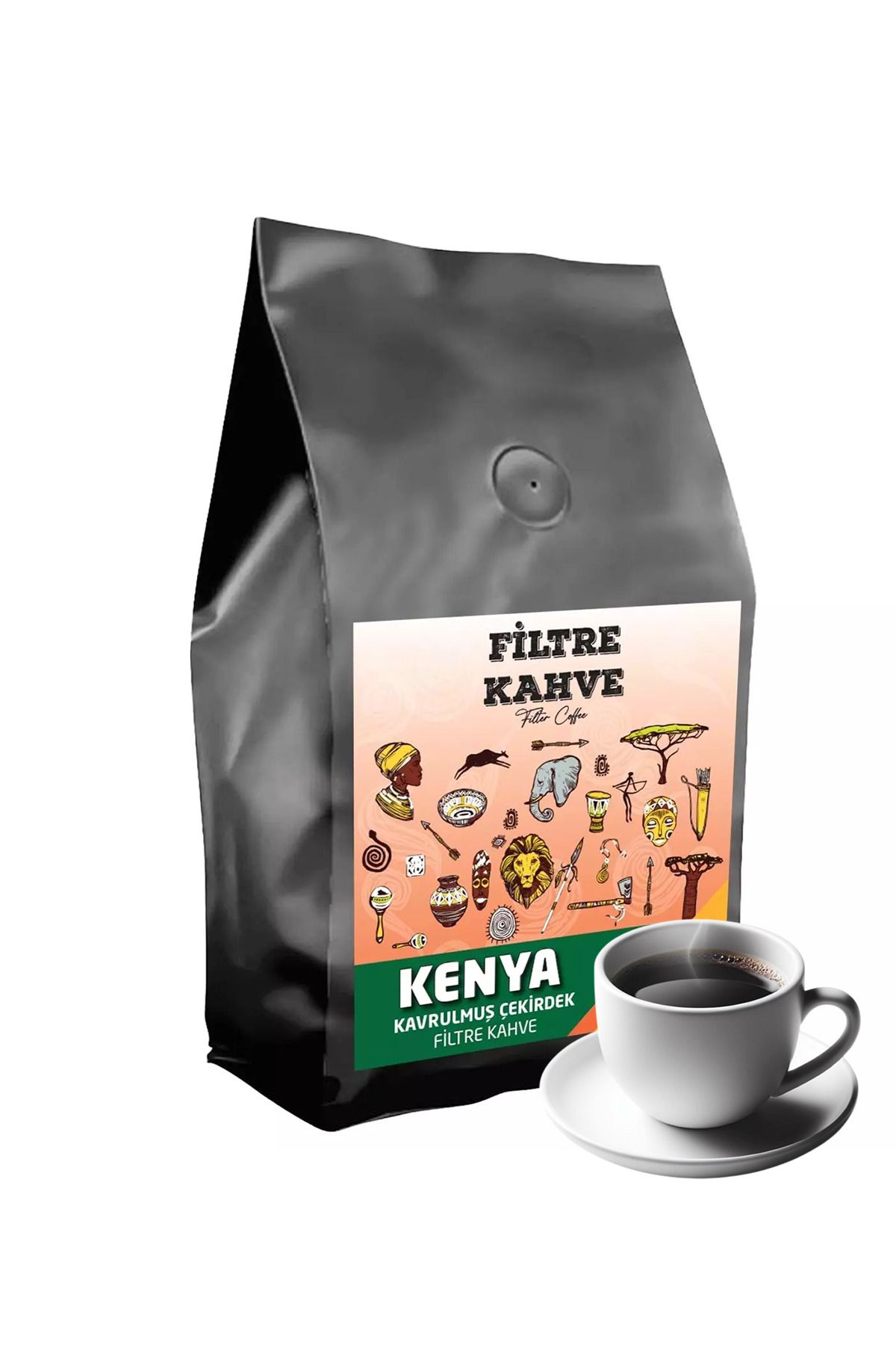 OrdoVeni Kenya Kavrulmuş Çekirdek Filtre Kahve 250 Gr- Geleneksel Lezzet, Taze Ve Pratik - Coffee