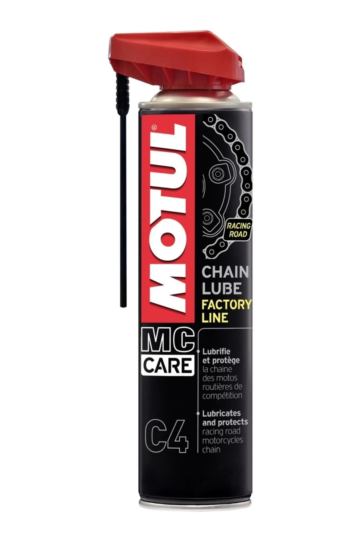 Motul-C4 Chain Lube Chain Lubrication Spray 400 Ml. Made In France 1