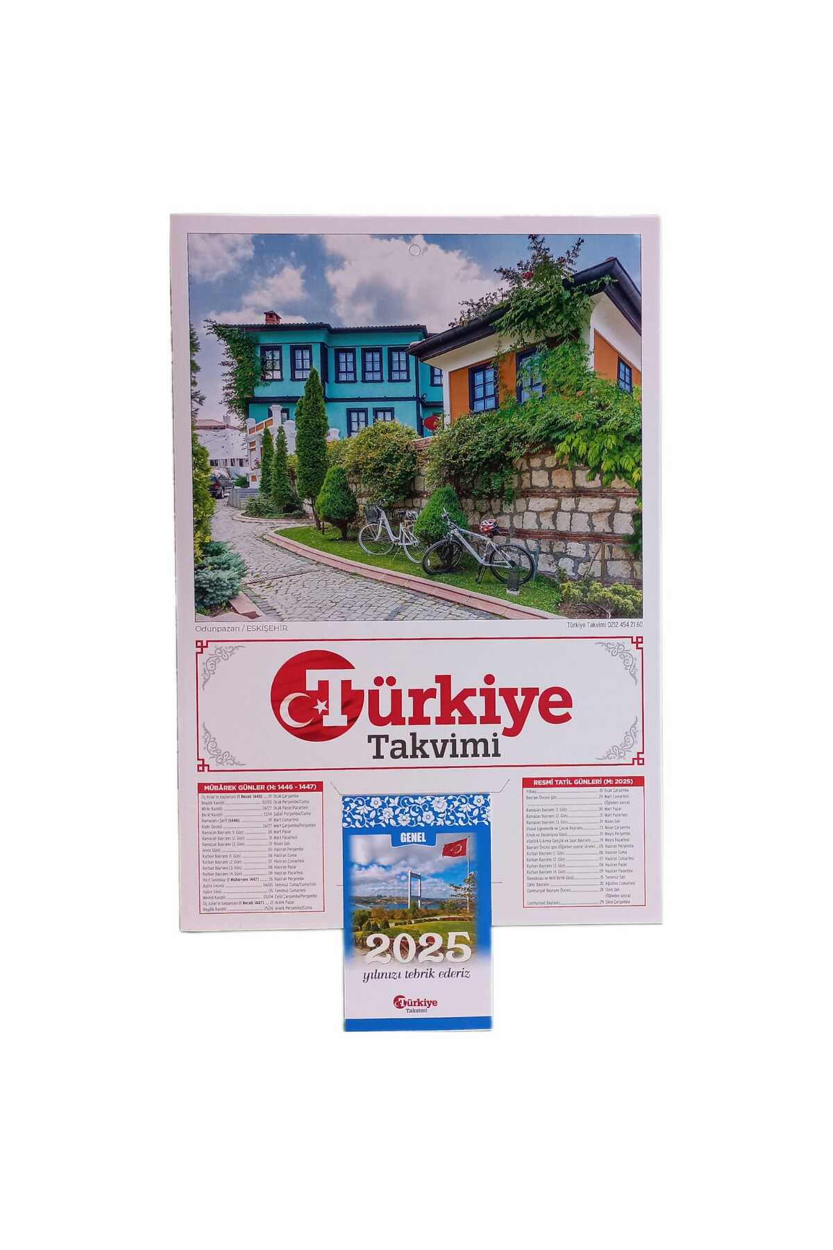 Türkiye 2025 YILI YAPRAKLI DUVAR TAKVİMİ DİNİ TAKVİM 1 ADET (ASORTİLİ ...