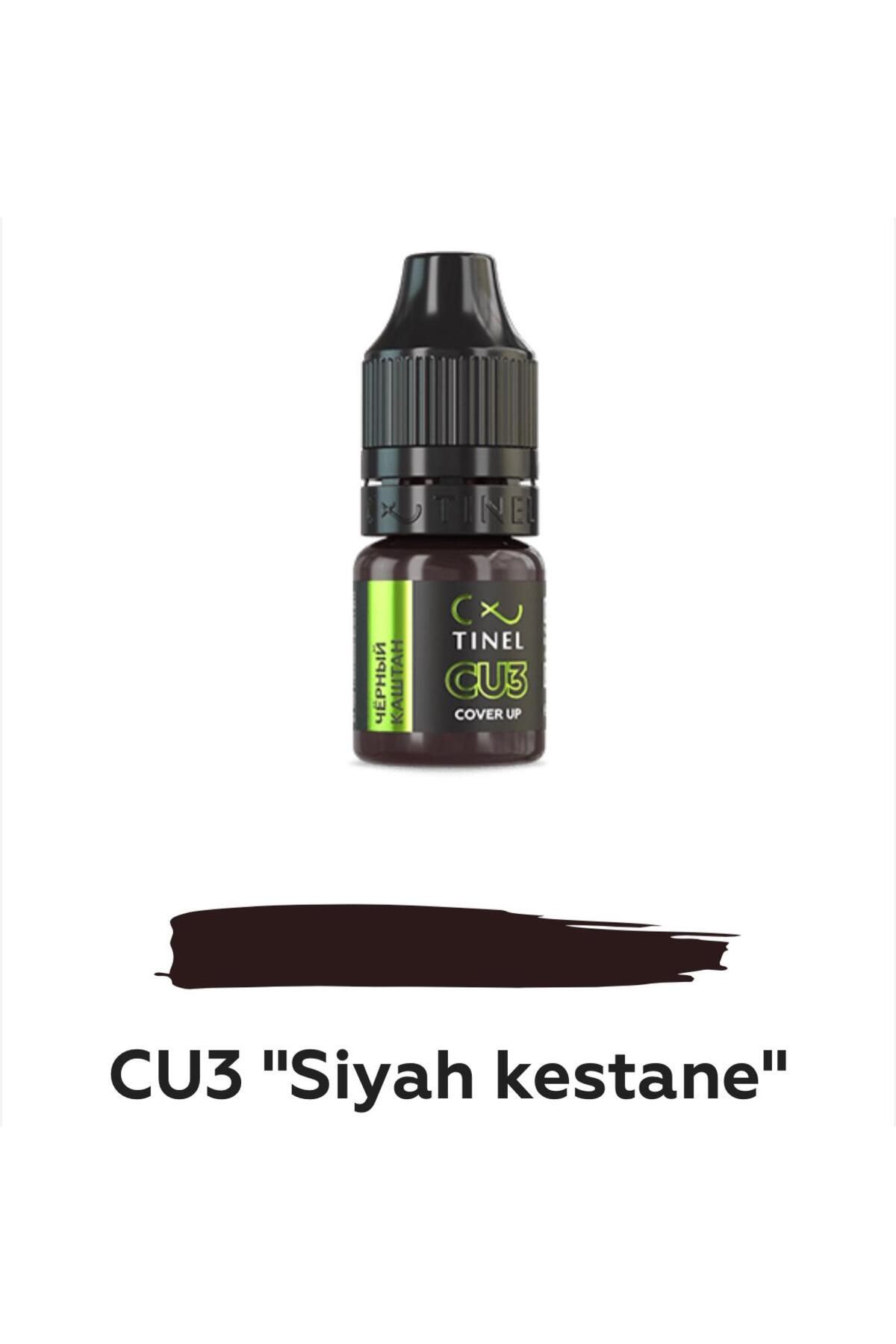 Tinel TİNEL KALICI KAŞ PİGMENT CORRECTOR CU3 SİYAH KESTANE 10ML