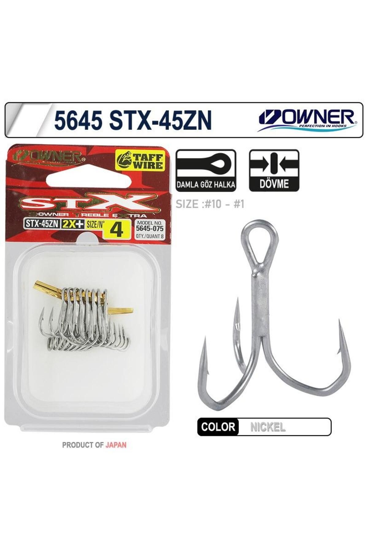 Owner 5645 Stx-45zn Taff Wire Zn Çarpma 3 lü İğne