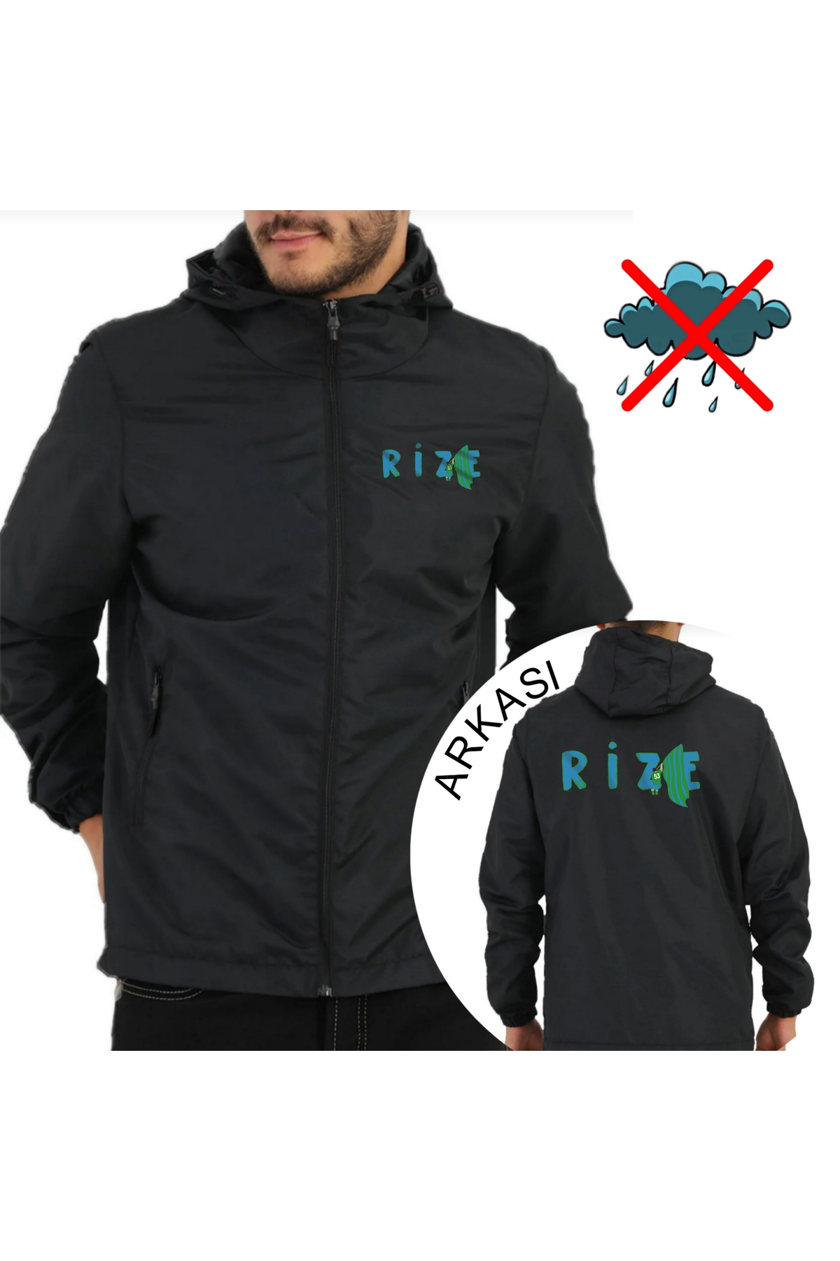 SARI RİZE YAĞMURLUK RÜZGARLIK RZEY02
