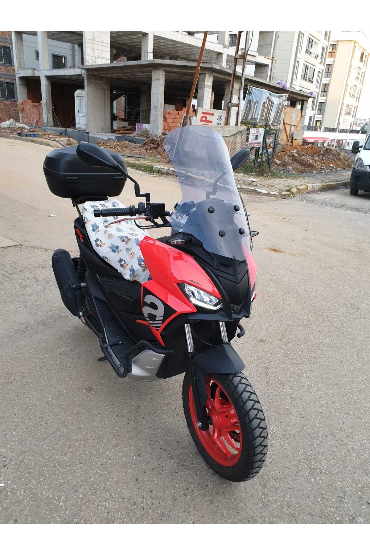 Aprilia SR GT 200 Siperlik Ön Cam 2021-2025 Model 58cm Füme Renkli 4mm