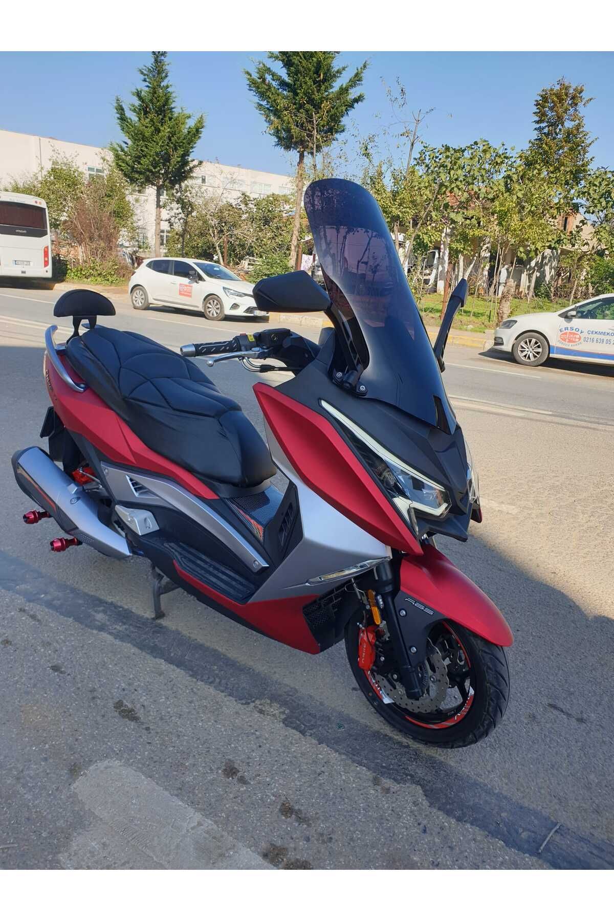 Ariic Chief 318 Siperlik Ön Cam 2023-2025 Model 75cm Siyah Renkli 4mm UZUN CAM