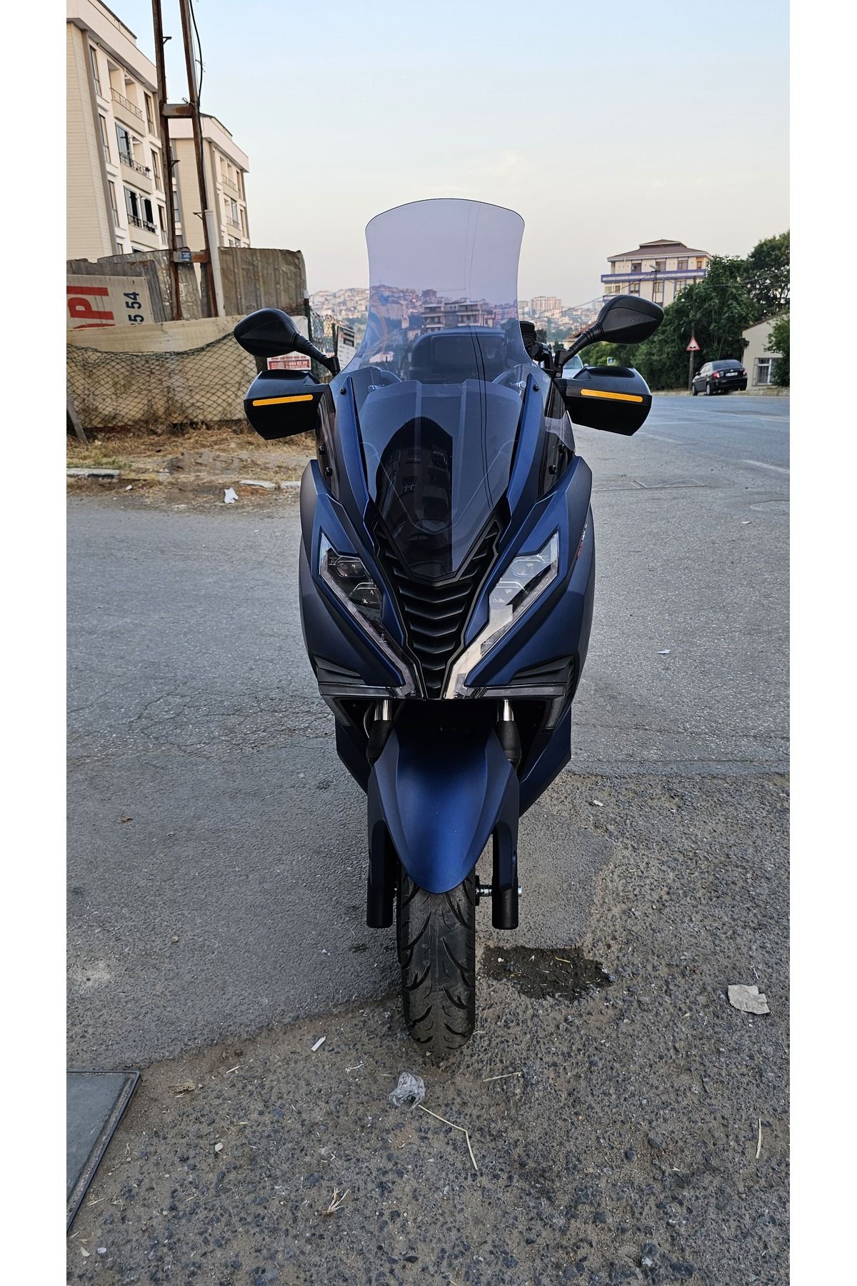 Arora GT 125 250 Siperlik Ön Cam 2023-2025 Model 83cm Füme Renkli 4mm UZUN CAM