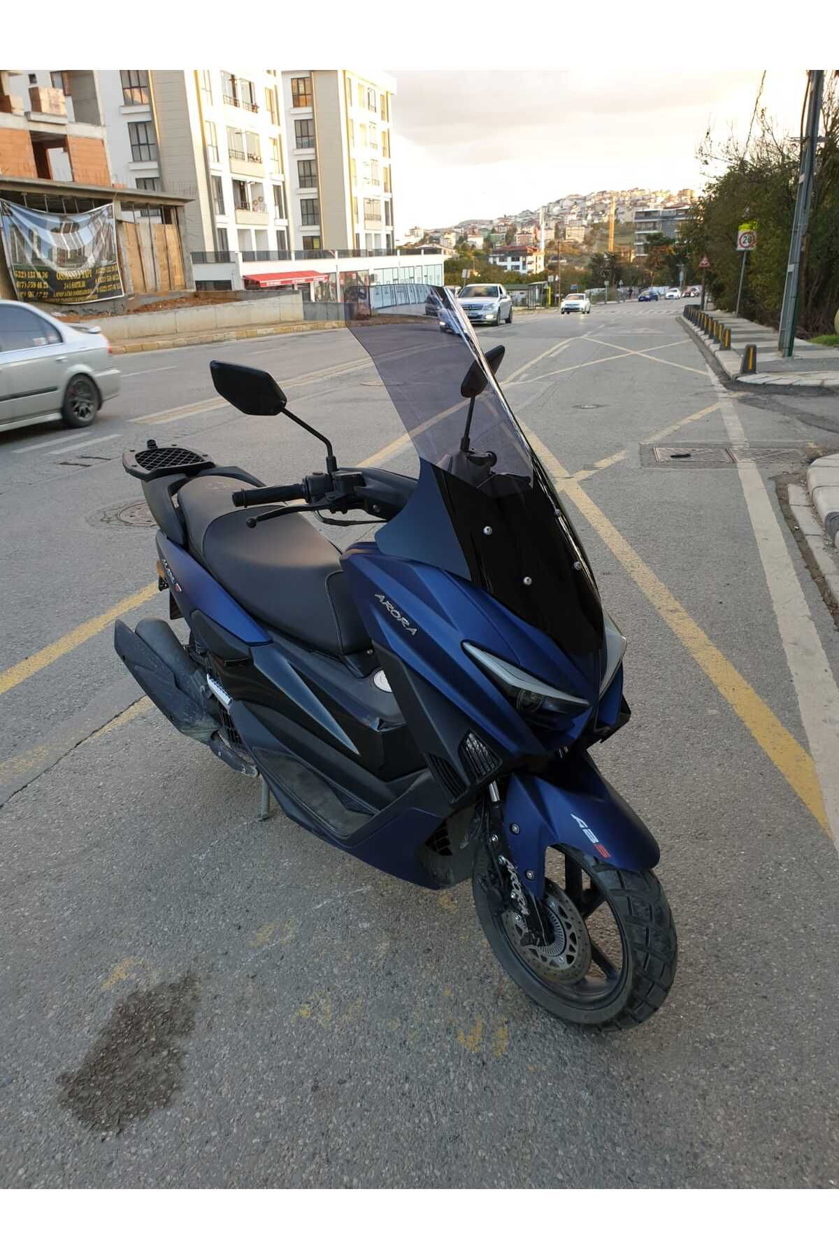 Arora Max T 150 Siperlik Ön Cam 2022-2025 Model 78cm Füme Renkli 4mm UZUN CAM