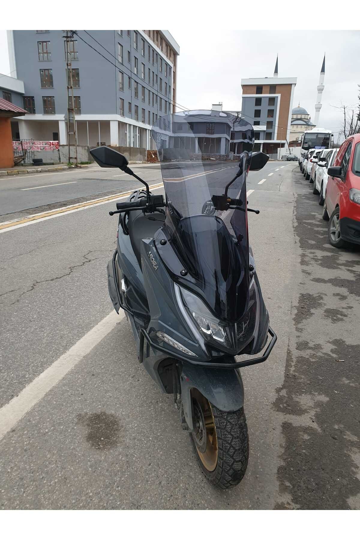 Arora Safari PRO Siperlik Ön Cam 2023-2025 Model 80cm Füme Renkli 4mm UZUN CAM