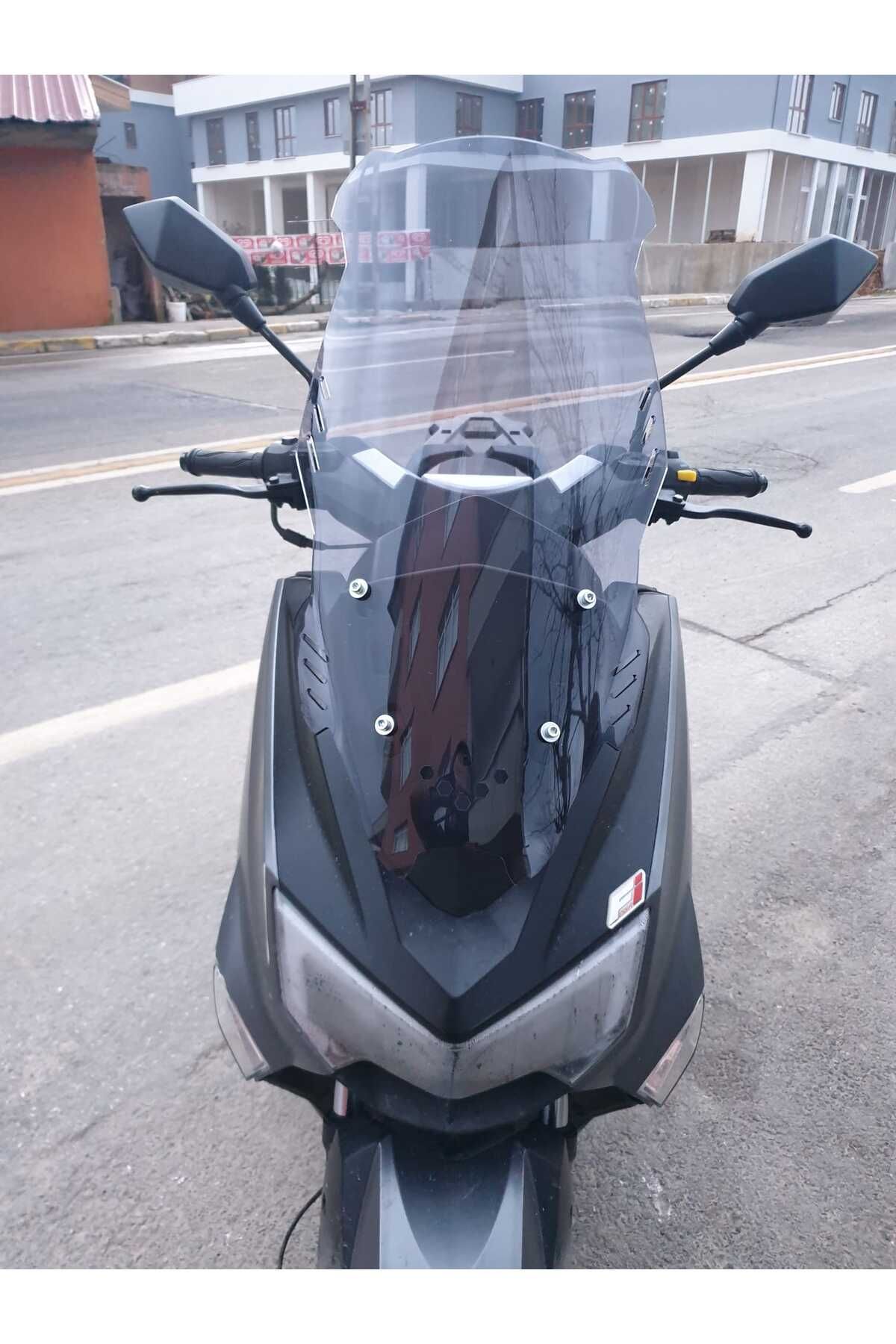 Arora ZRX 200 Siperlik Ön Cam 2022 Model 65cm Füme Renkli 4mm ORTA BOYLU CAM