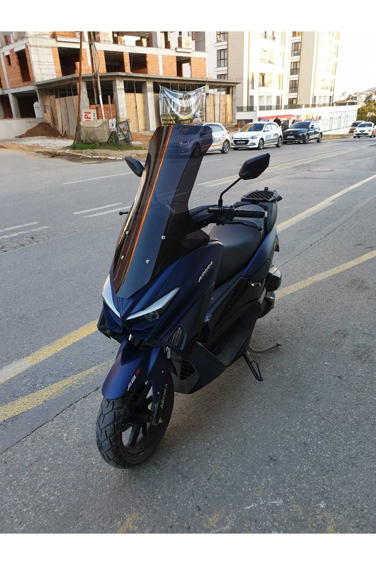 Arora Max T 150 Siperlik Ön Cam 2022-2025 Model 78cm Siyah Renkli 4mm UZUN CAM