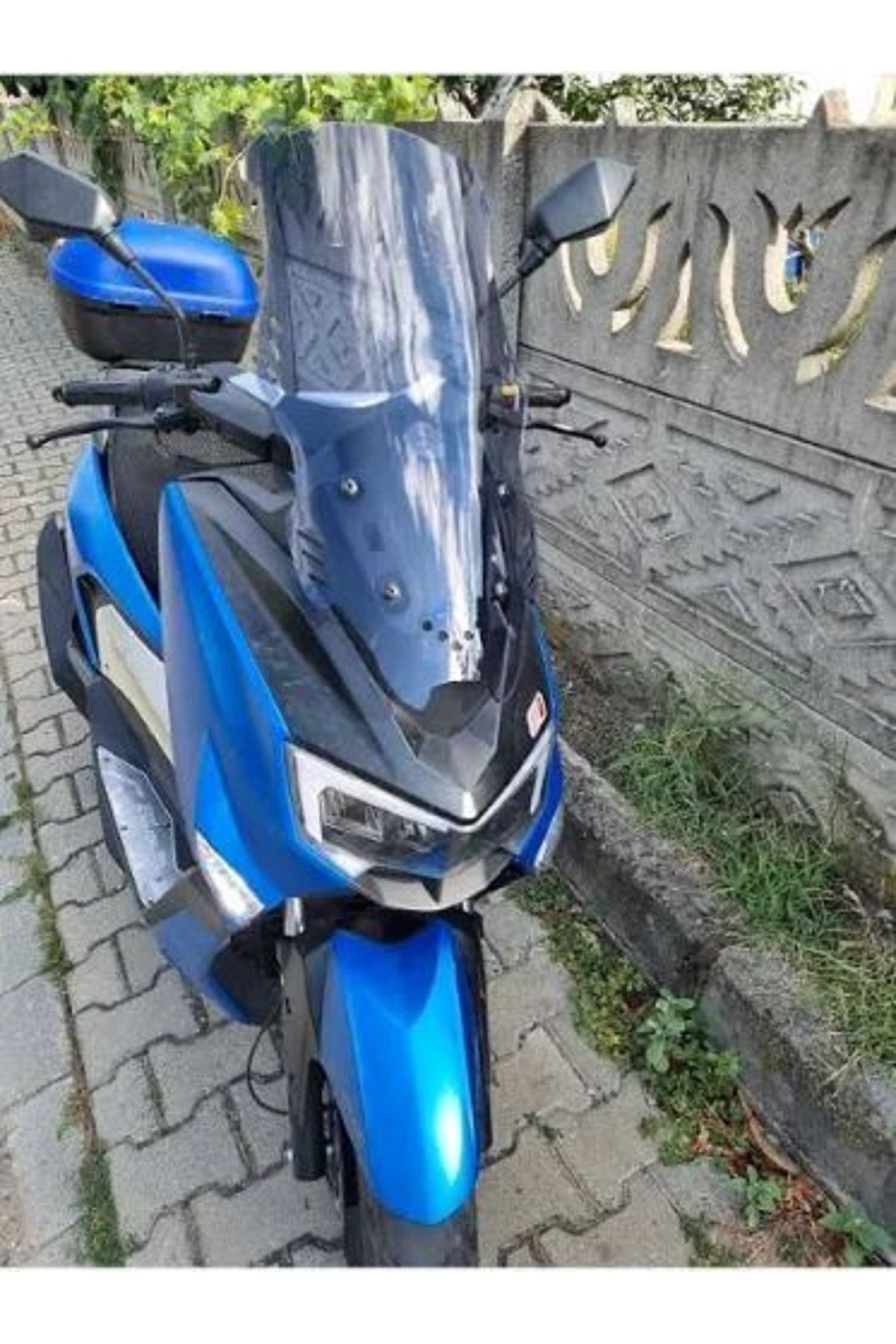 Arora ZRX 200 Siperlik Ön Cam 2022 Model 65cm Füme Renkli 4mm ORTA BOYLU CAM