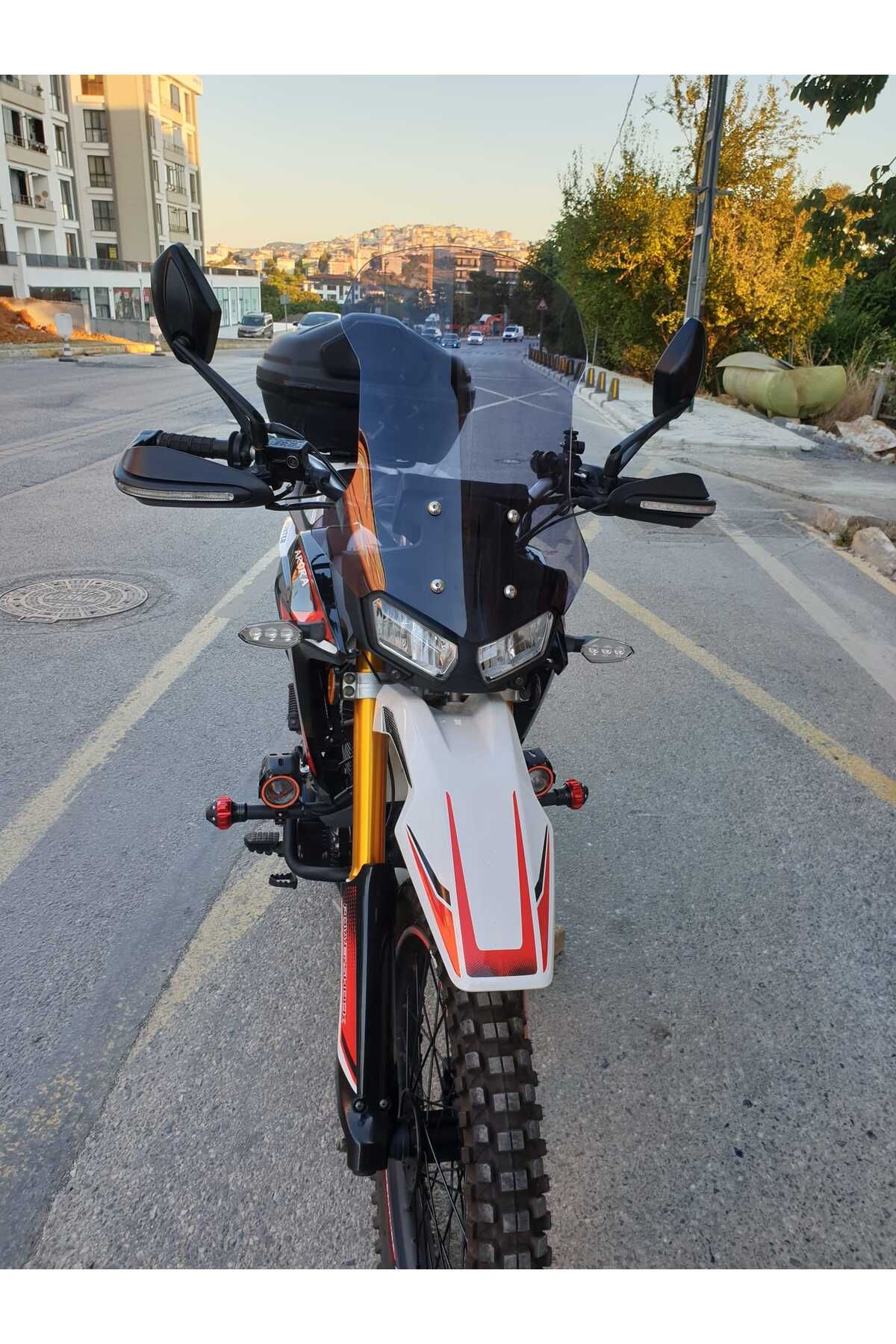 Arora CR 250 Siperlik Ön Cam 2025 Model 55cm Füme Renkli 4mm