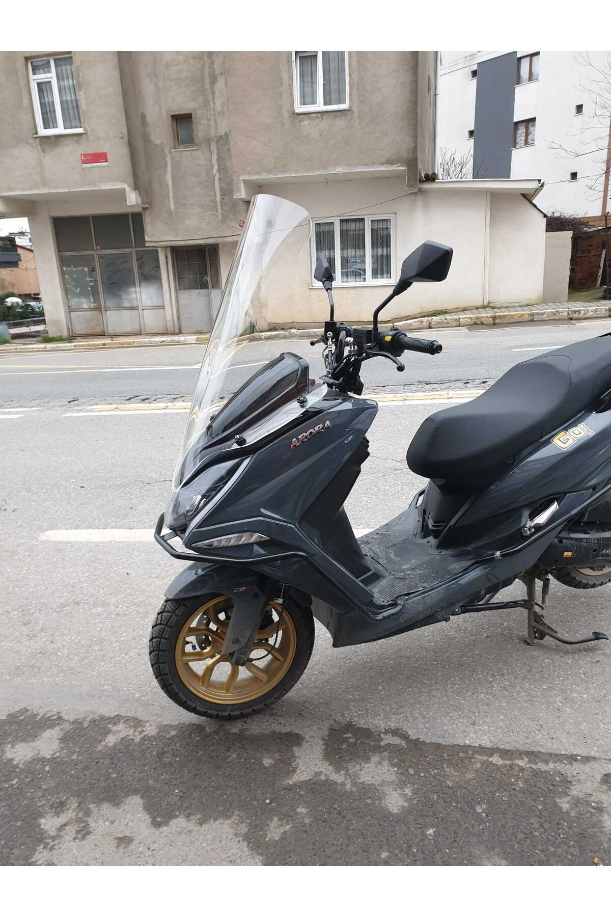 Arora Safari PRO Siperlik Ön Cam 2023-2025 Model 80cm Şeffaf Renkli 4mm UZUN CAM