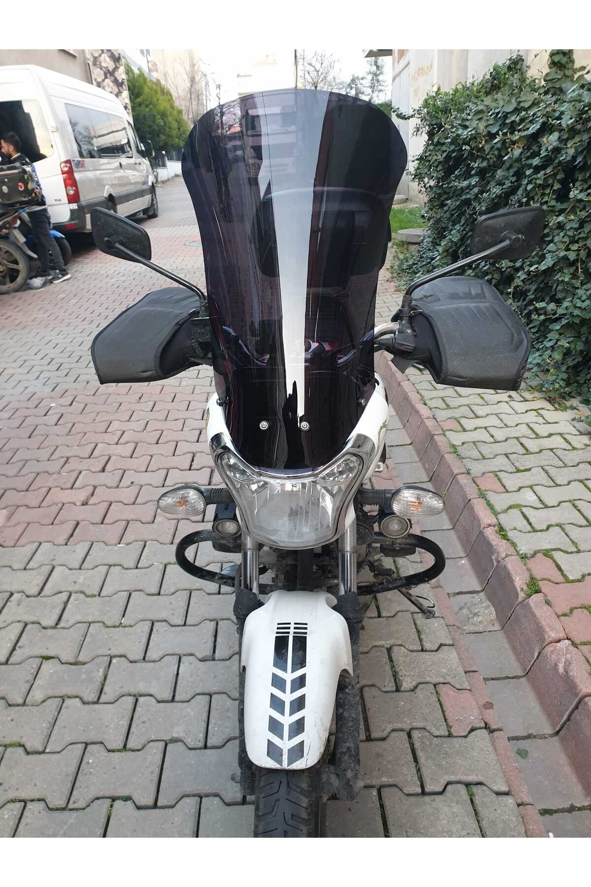 Bajaj V15 Siperlik Ön Cam 2017 2018 Model 57cm Siyah Renkli 4mm