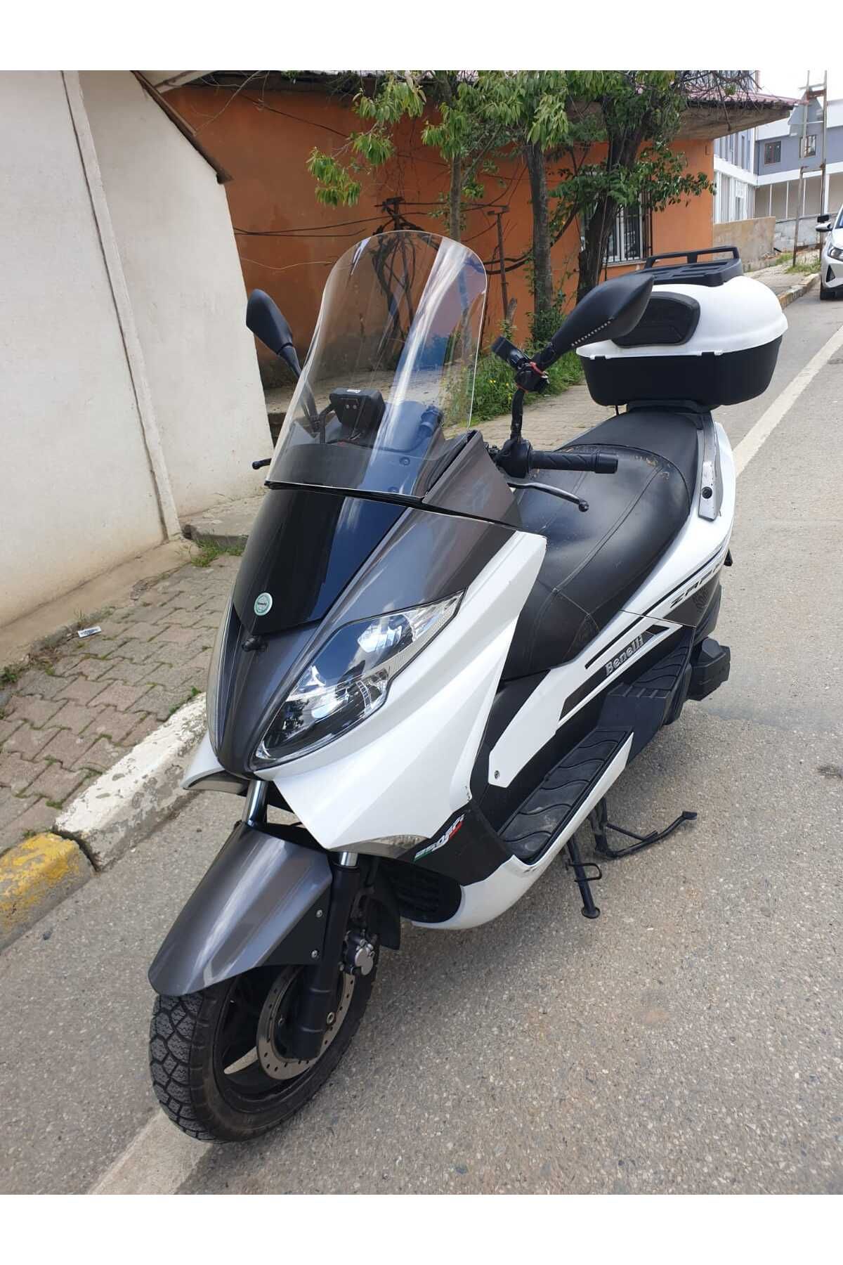 Benelli Zafferano 250 Siperlik Ön Cam 2015 2016 Model 48cm Şeffaf Renkli 4mm